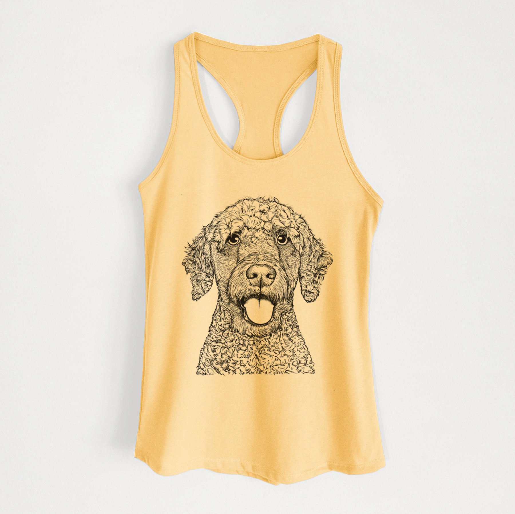 Reina the Spanish Water Dog - Women's Racerback Tanktop