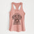 Reina the Spanish Water Dog - Women's Racerback Tanktop