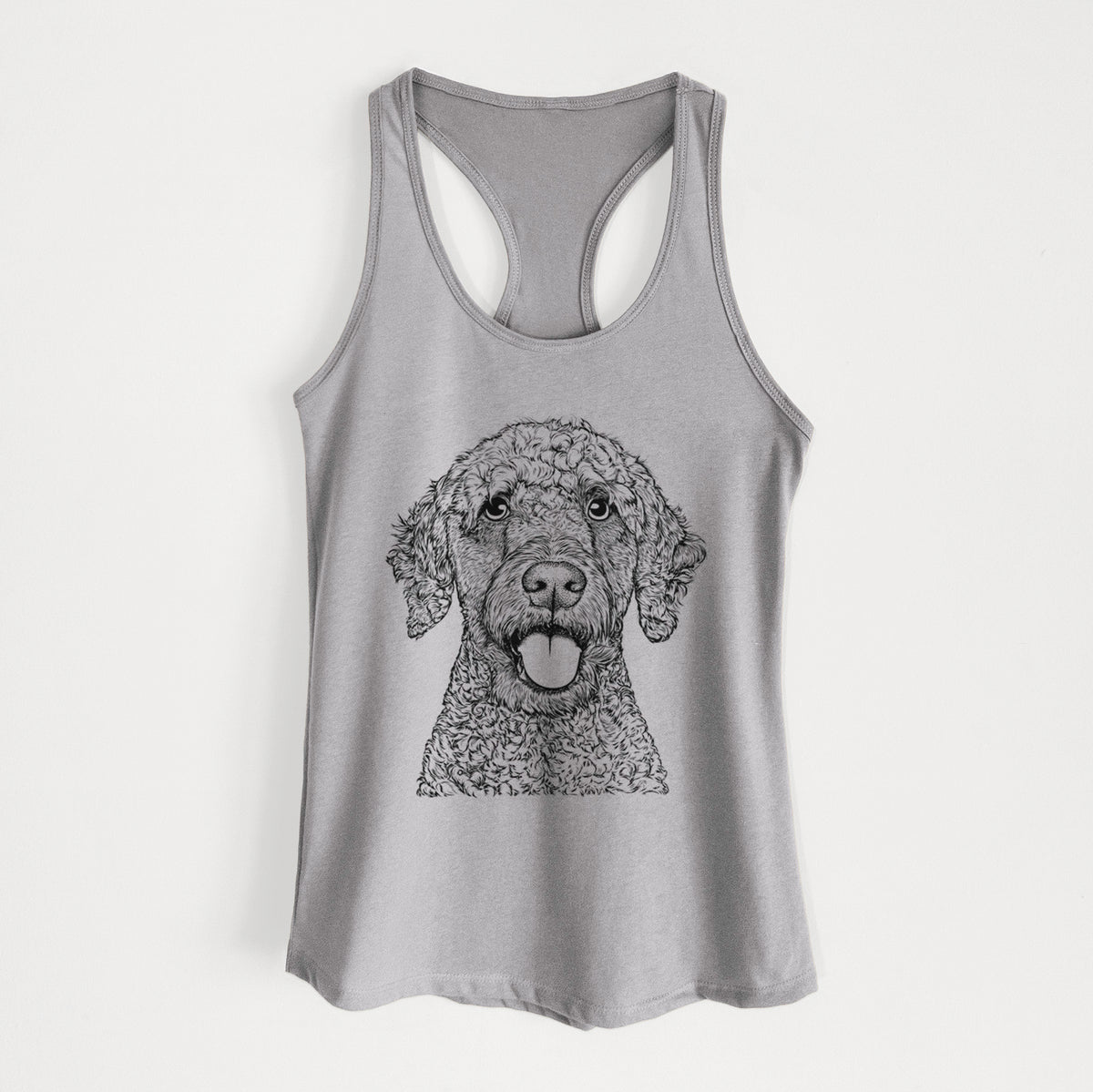 Reina the Spanish Water Dog - Women&#39;s Racerback Tanktop