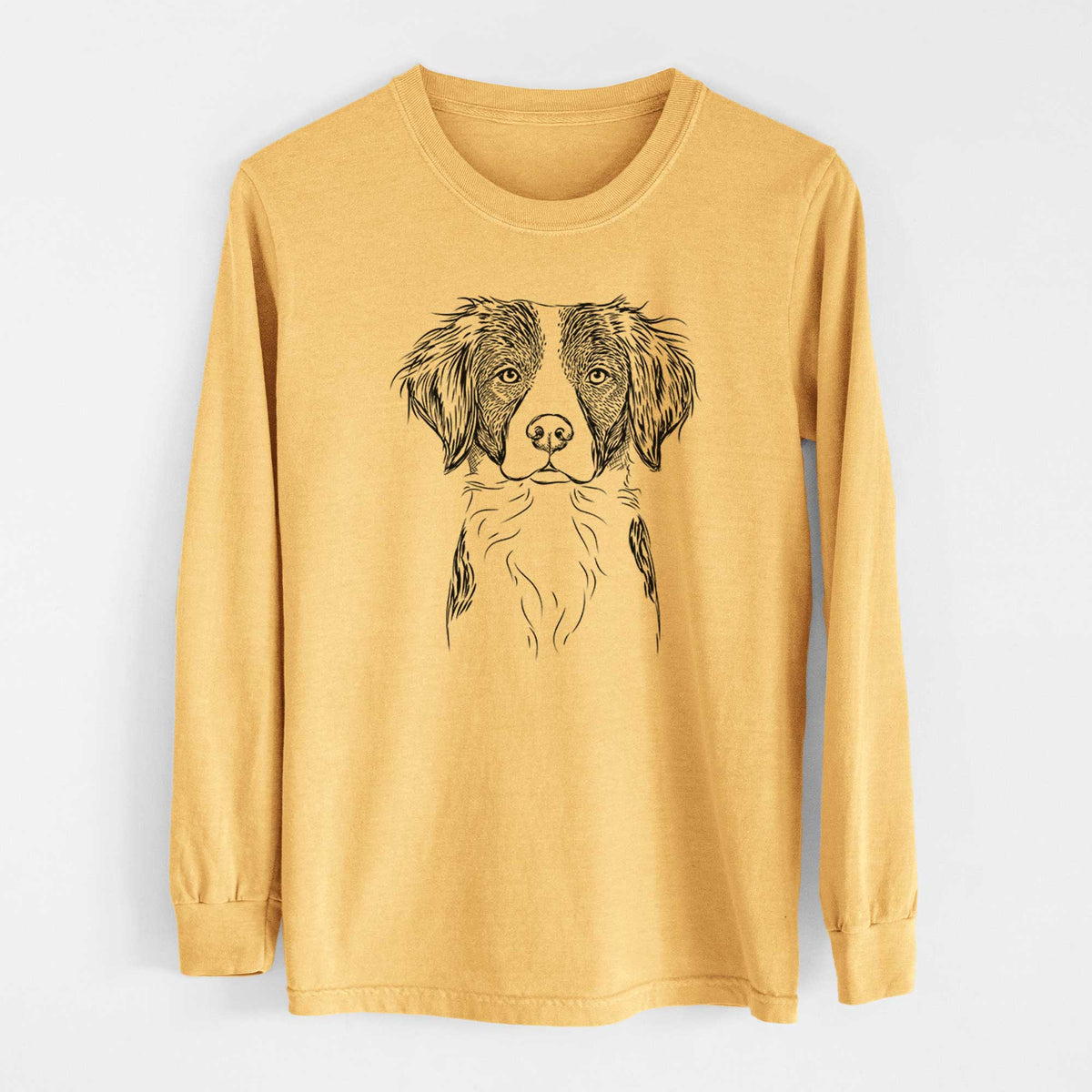 Bare Remi the Brittany - Heavyweight 100% Cotton Long Sleeve