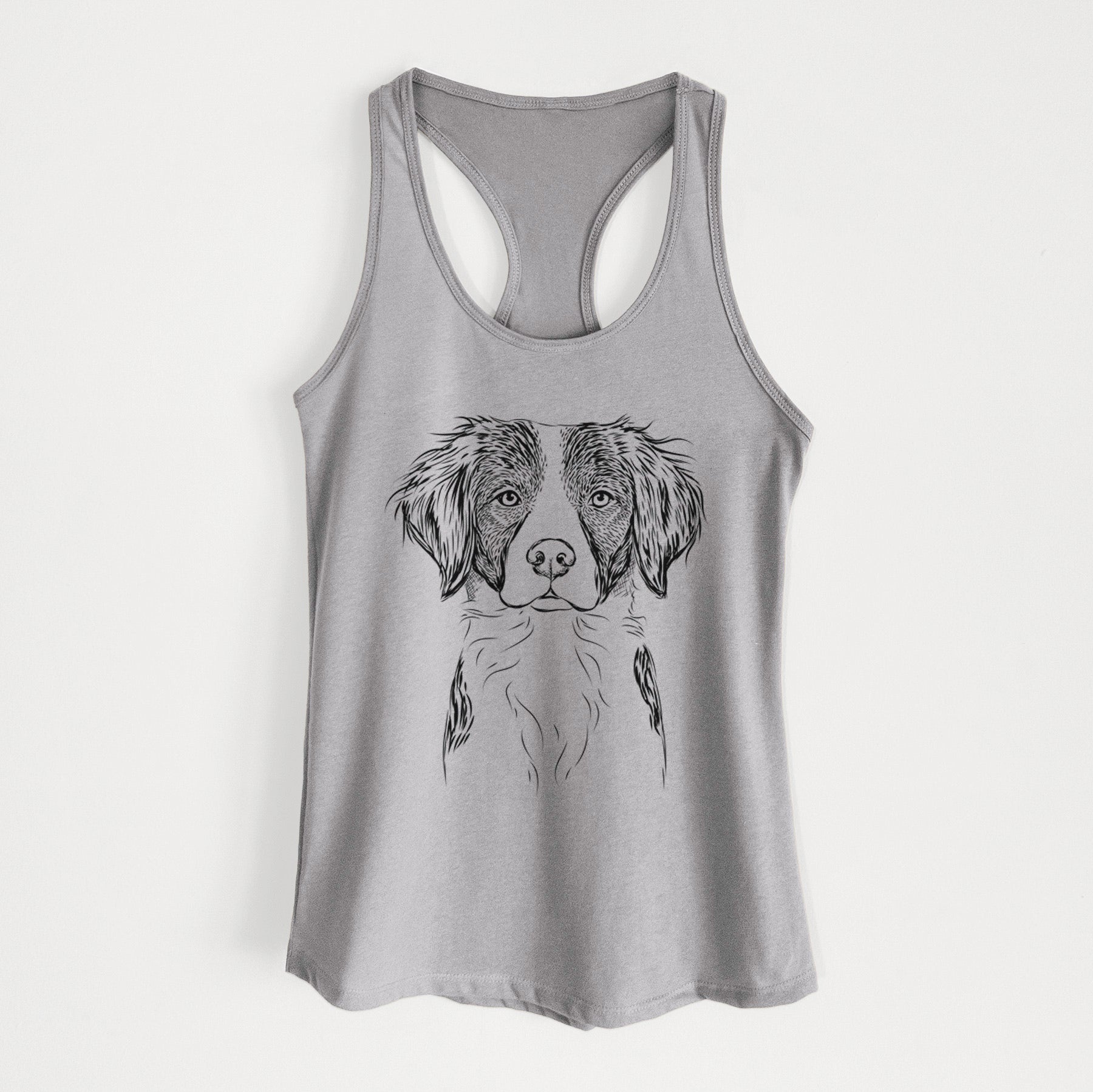 Remi the Brittany - Women's Racerback Tanktop