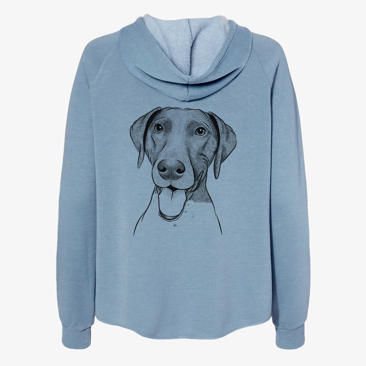 Remi the German Shorthaired Pointer - Women's Cali Wave Zip-Up Sweatshirt