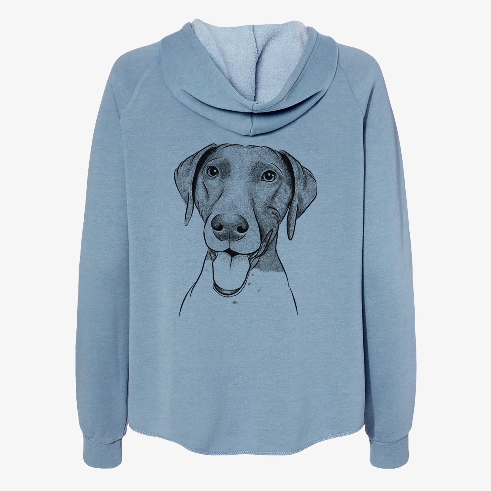 Remi the German Shorthaired Pointer - Women's Cali Wave Zip-Up Sweatshirt
