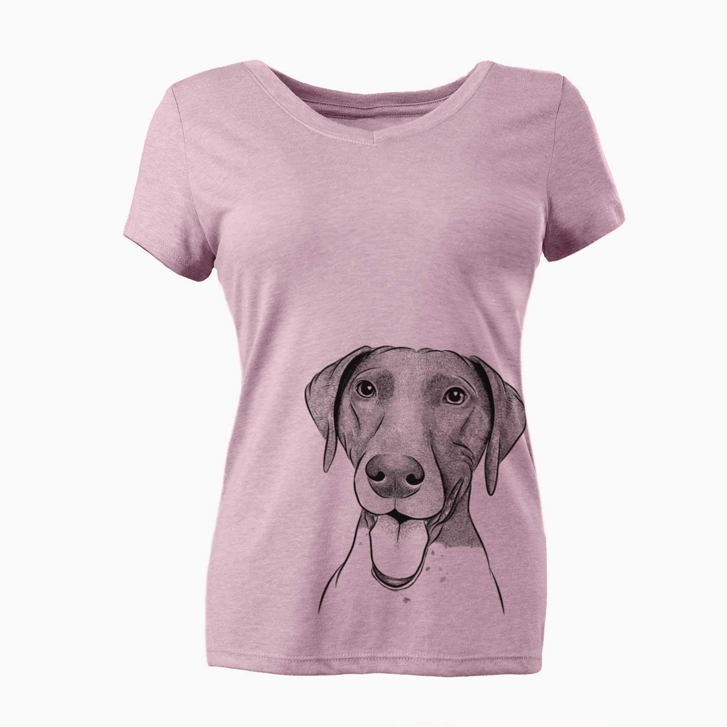 Remi the German Shorthaired Pointer - Women's V-neck Shirt