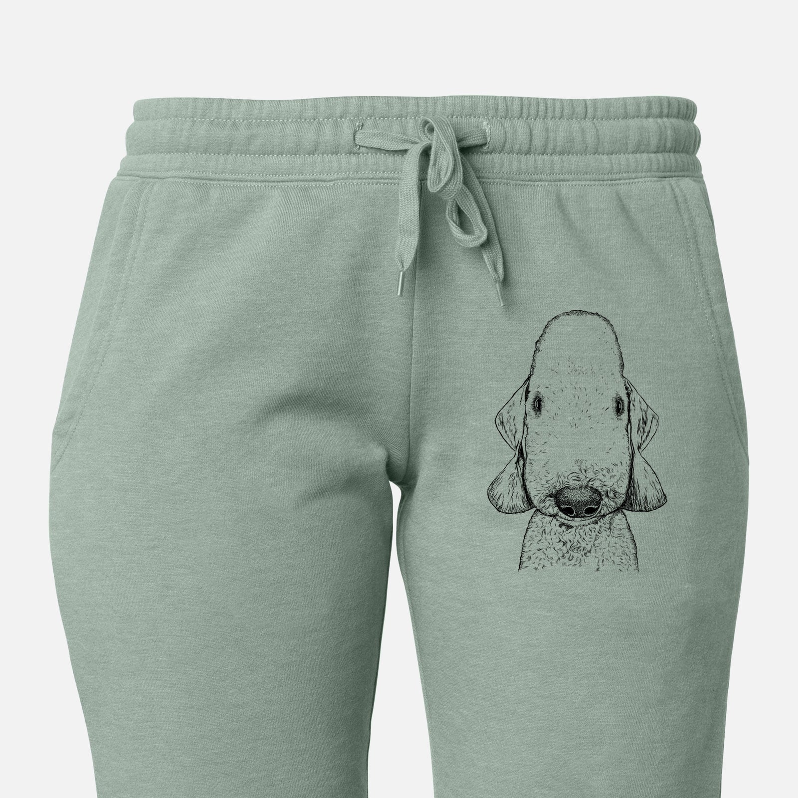 Remington the Bedlington Terrier - Women's Cali Wave Joggers