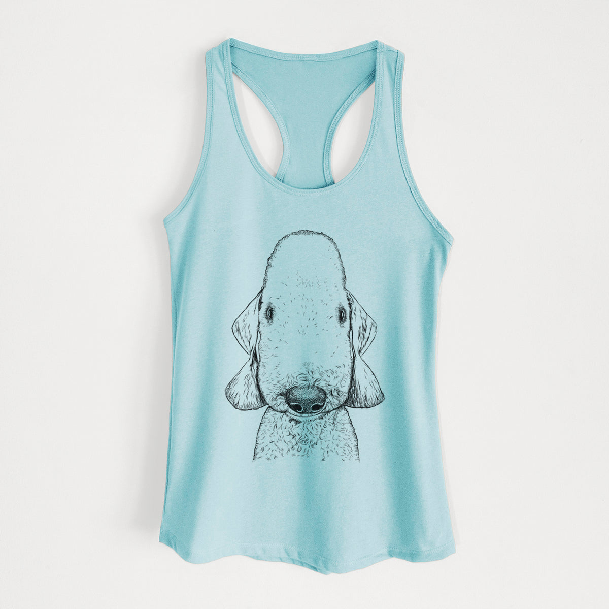 Remington the Bedlington Terrier - Women's Racerback Tanktop