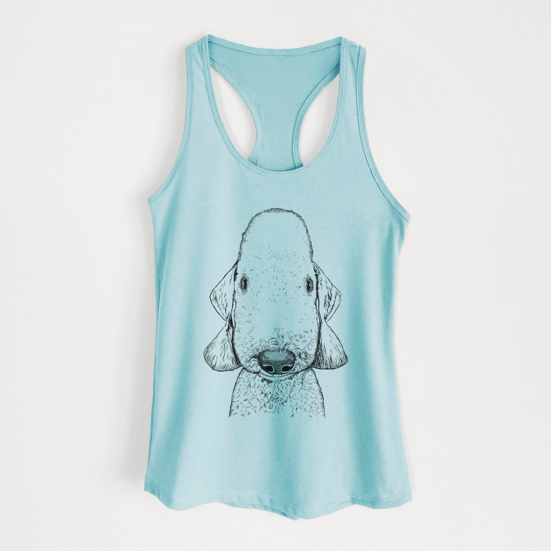 Remington the Bedlington Terrier - Women's Racerback Tanktop