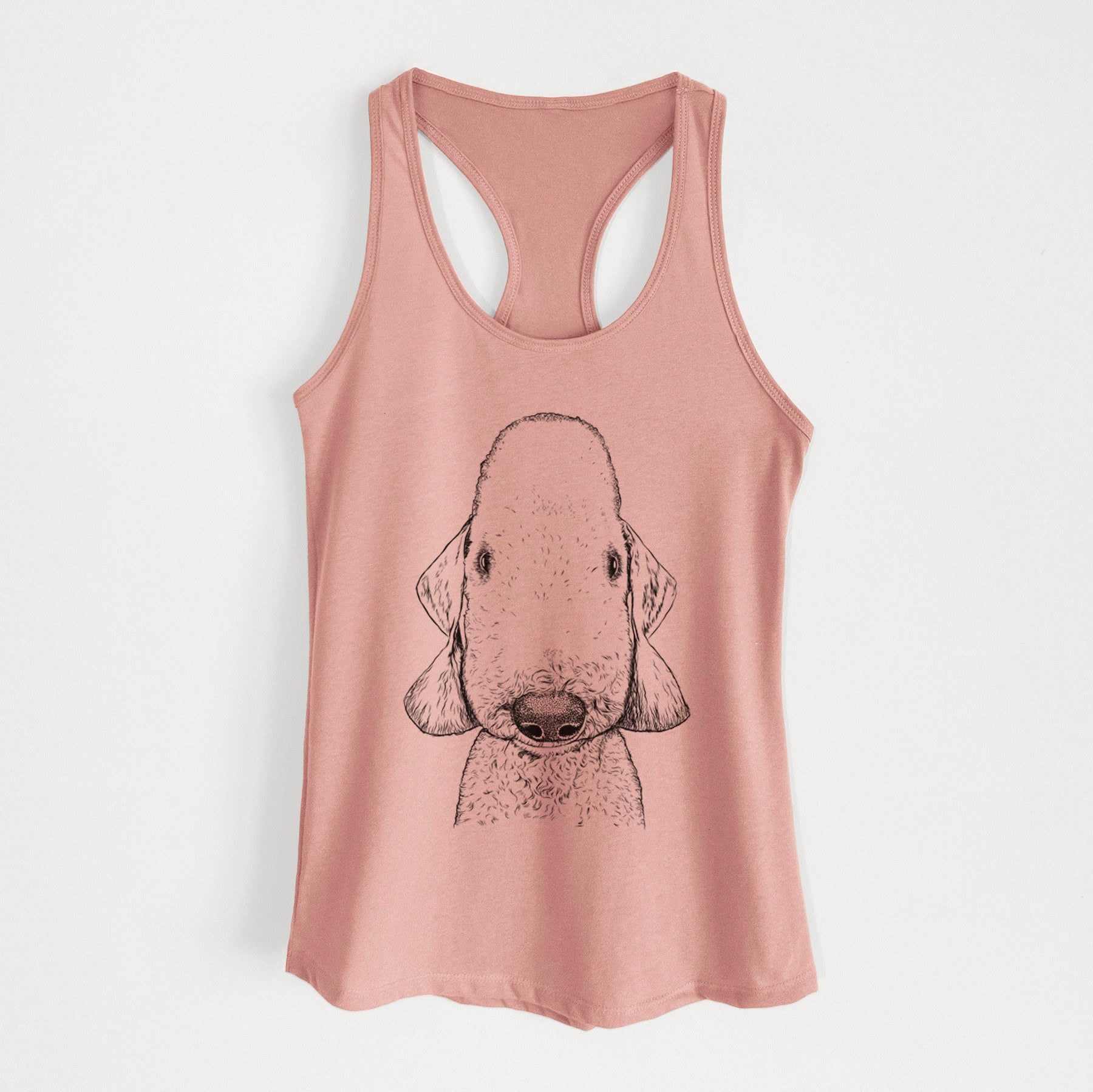 Remington the Bedlington Terrier - Women's Racerback Tanktop