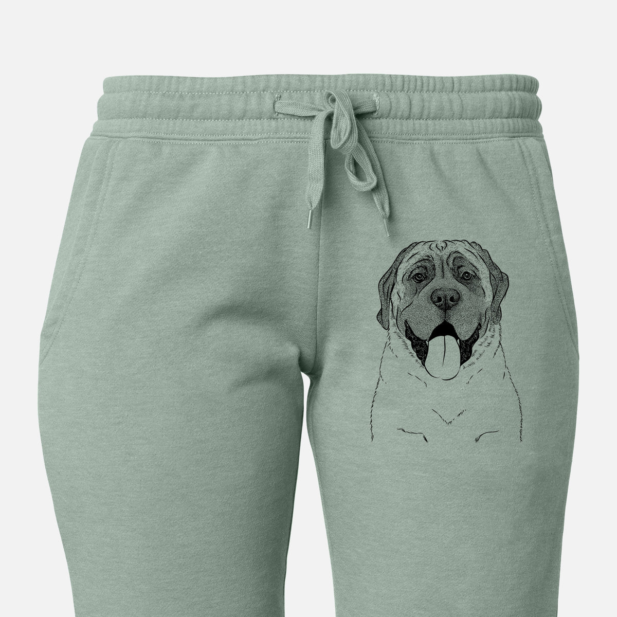 Remmie the English Mastiff - Women&#39;s Cali Wave Joggers