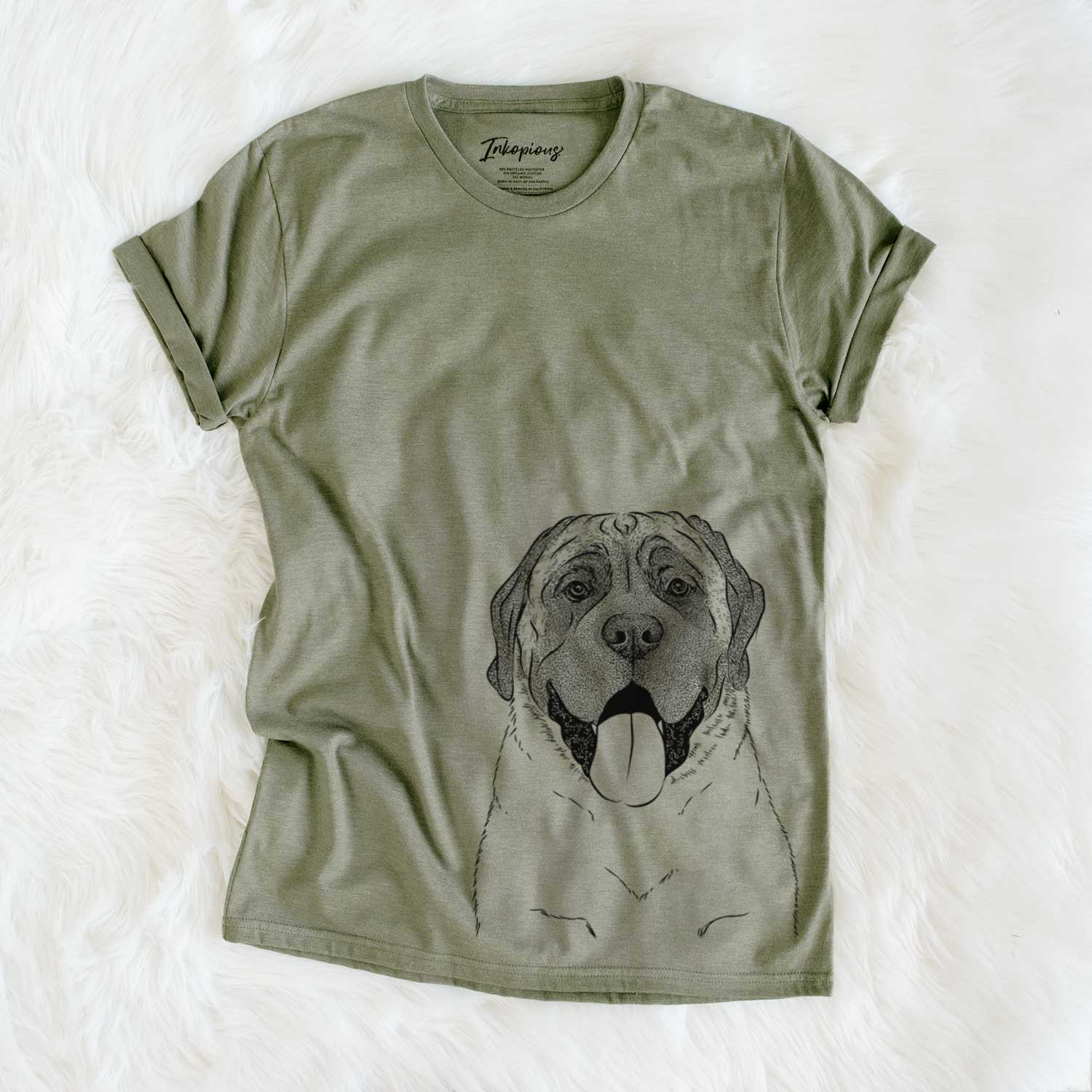 Bare Remmie the English Mastiff - Unisex Crewneck