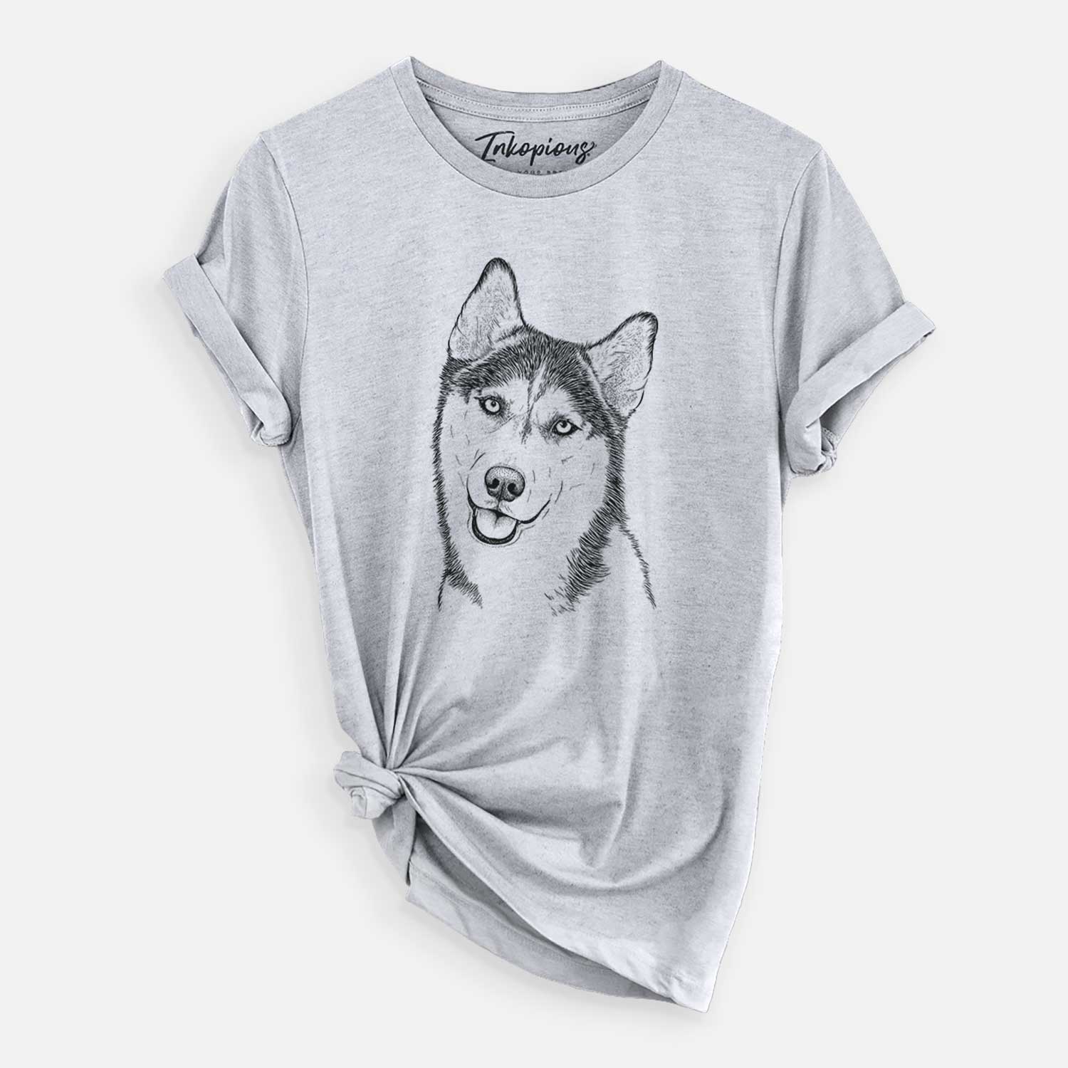 Bare Remmie the Siberian Husky - Unisex Crewneck