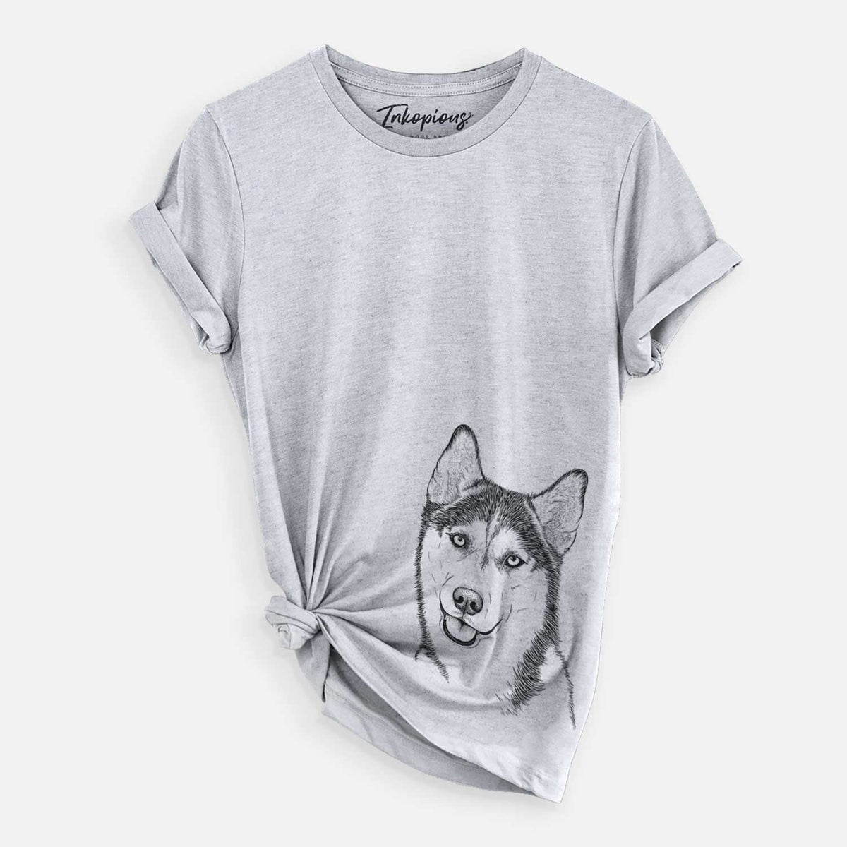 Bare Remmie the Siberian Husky - Unisex Crewneck