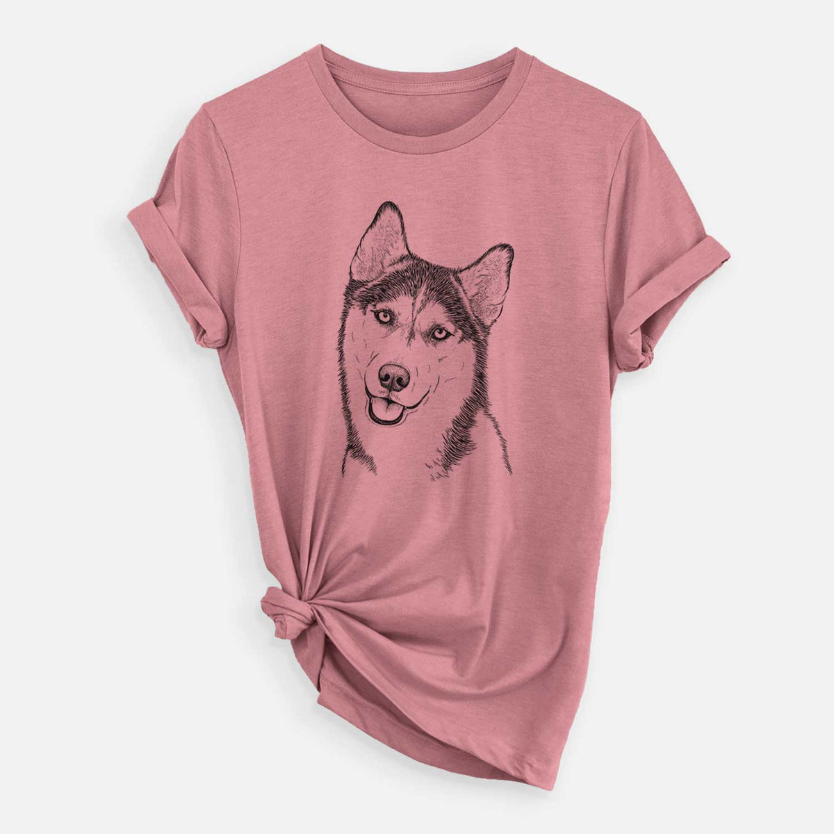 Bare Remmie the Siberian Husky - Unisex Crewneck
