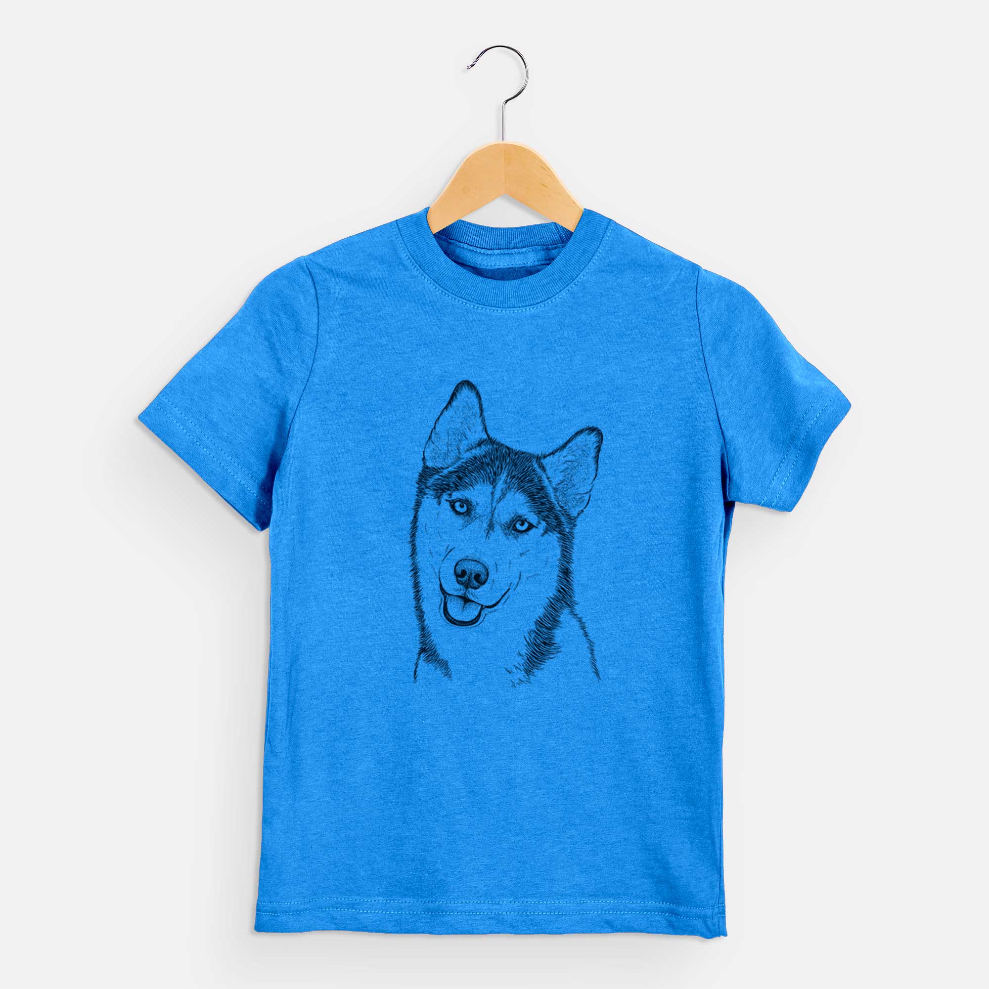 Bare Remmie the Siberian Husky - Kids/Youth/Toddler Shirt