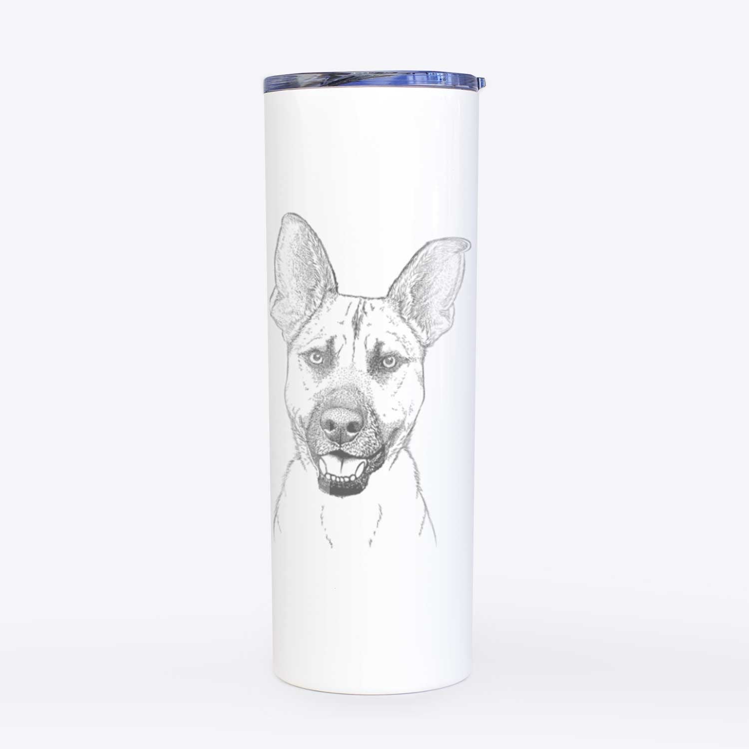 Remus the German Shepherd Mix - 20oz Skinny Tumbler