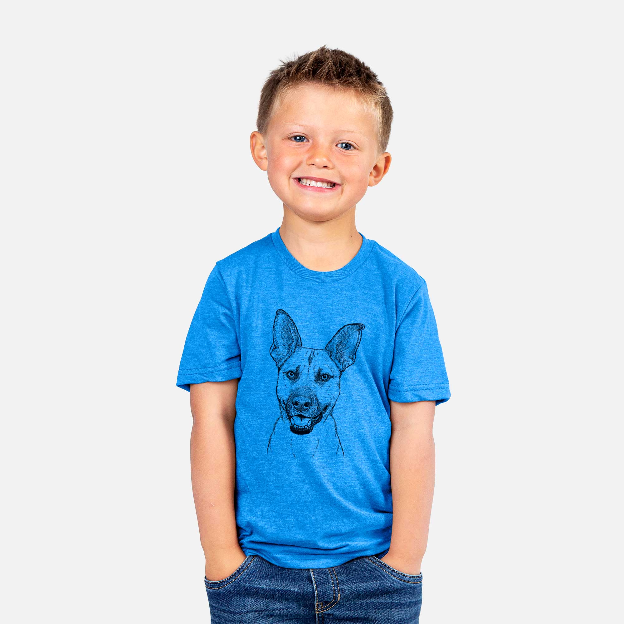 Bare Remus the German Shepherd Mix - Kids/Youth/Toddler Shirt