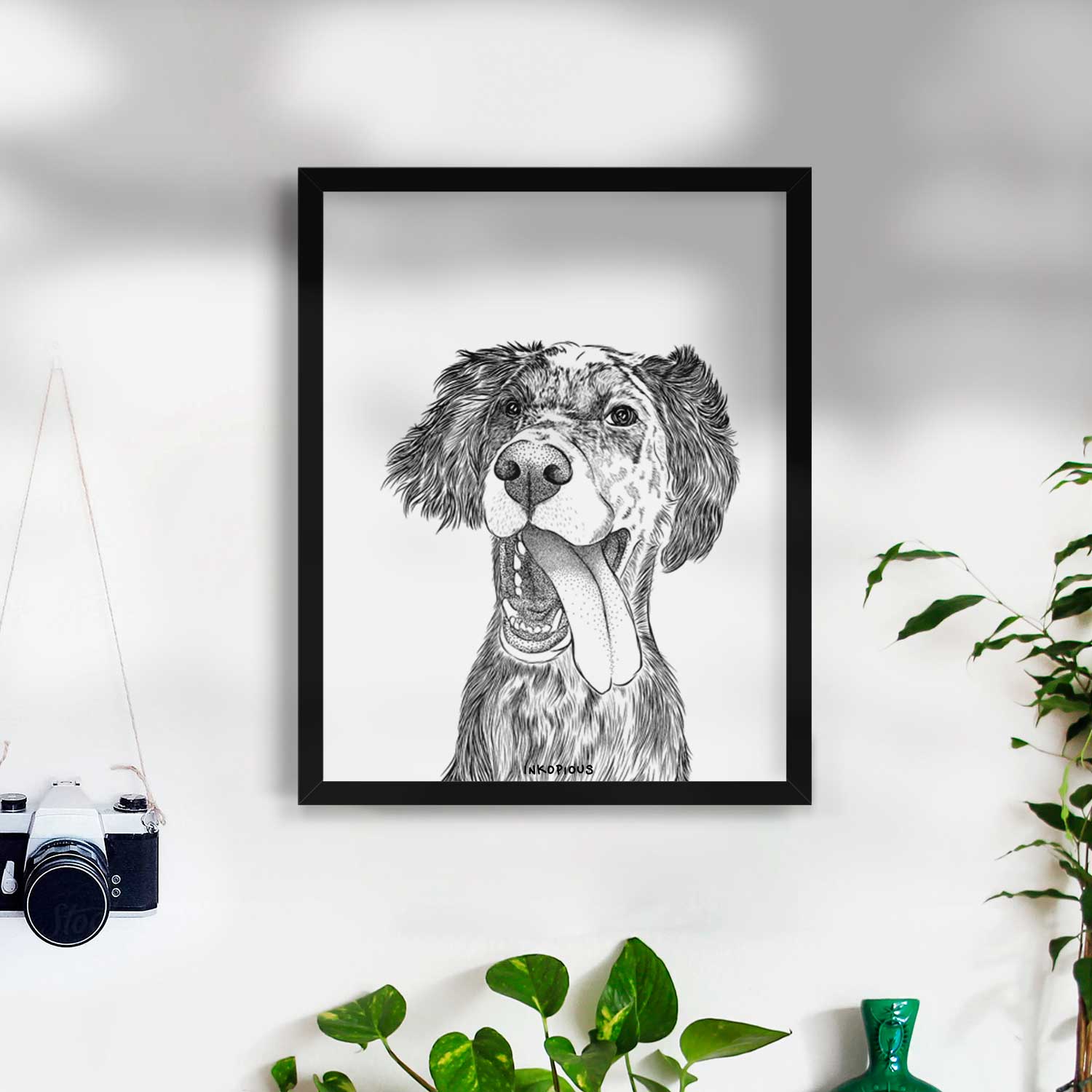 Renly the English Setter Art Print