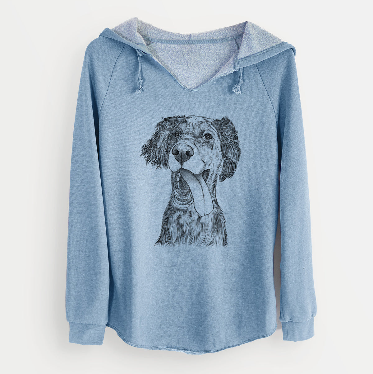 Bare Renly the English Setter - Cali Wave Hooded Sweatshirt