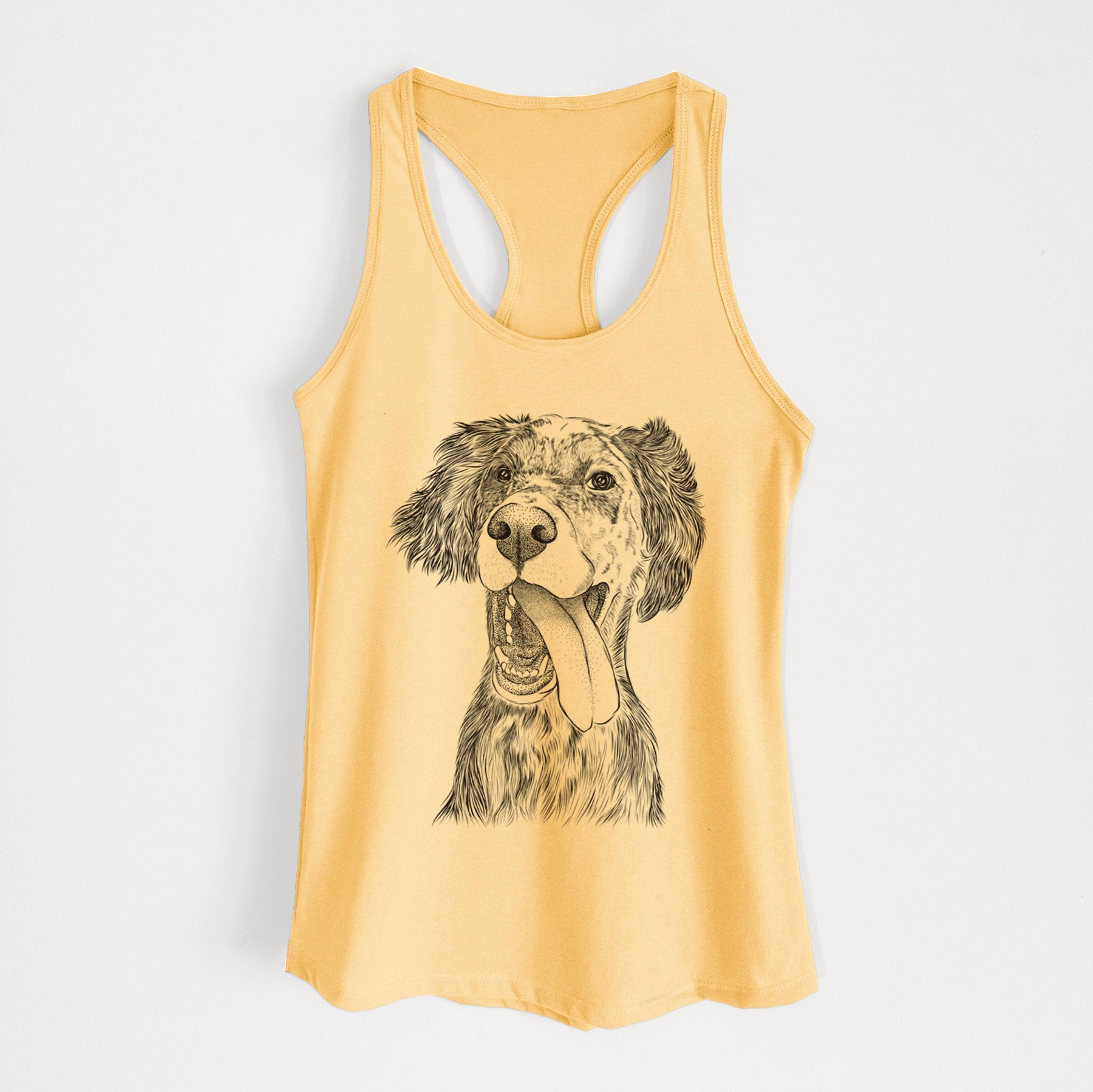 Renly the English Setter - Women's Racerback Tanktop