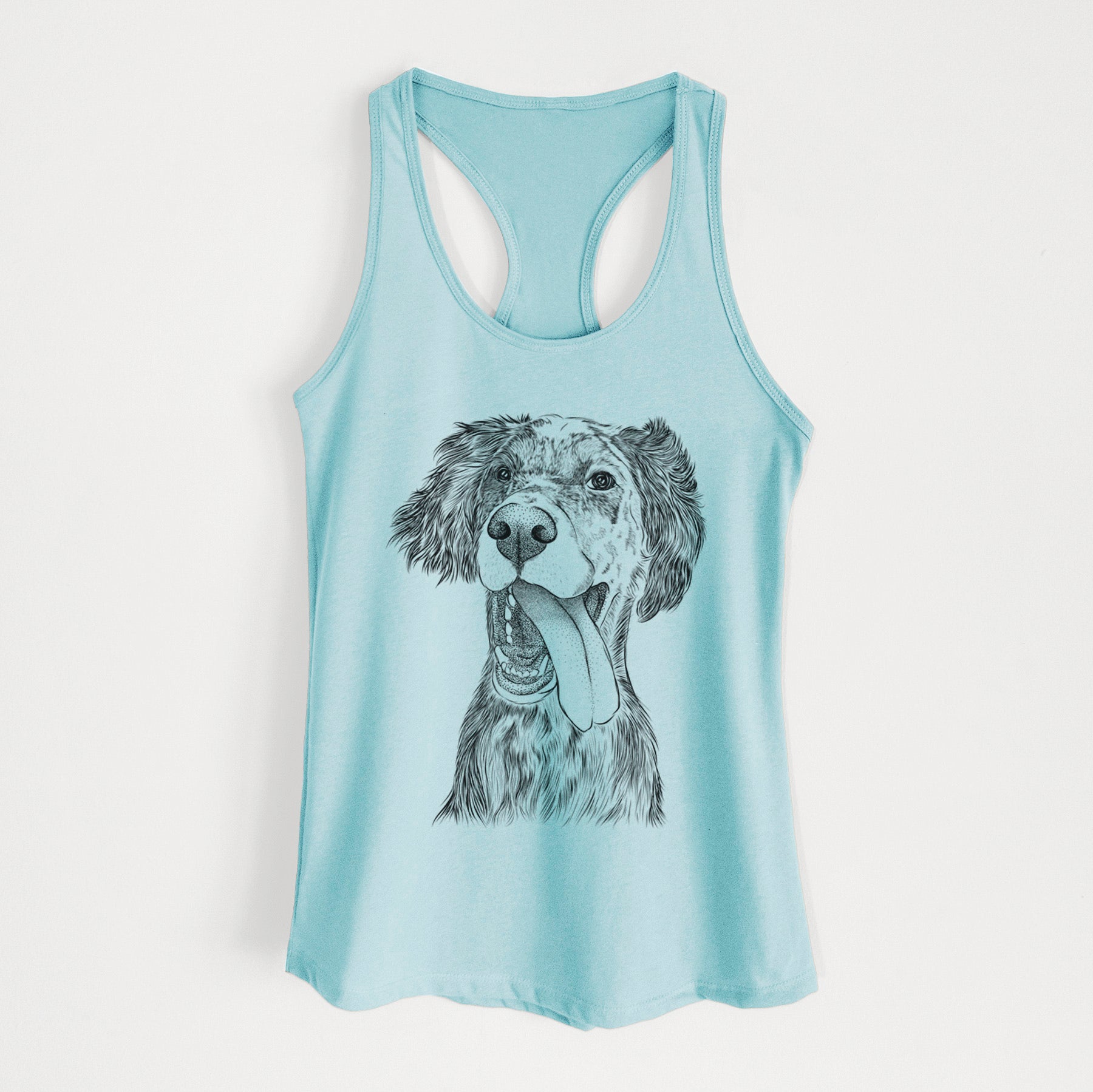 Renly the English Setter - Women's Racerback Tanktop