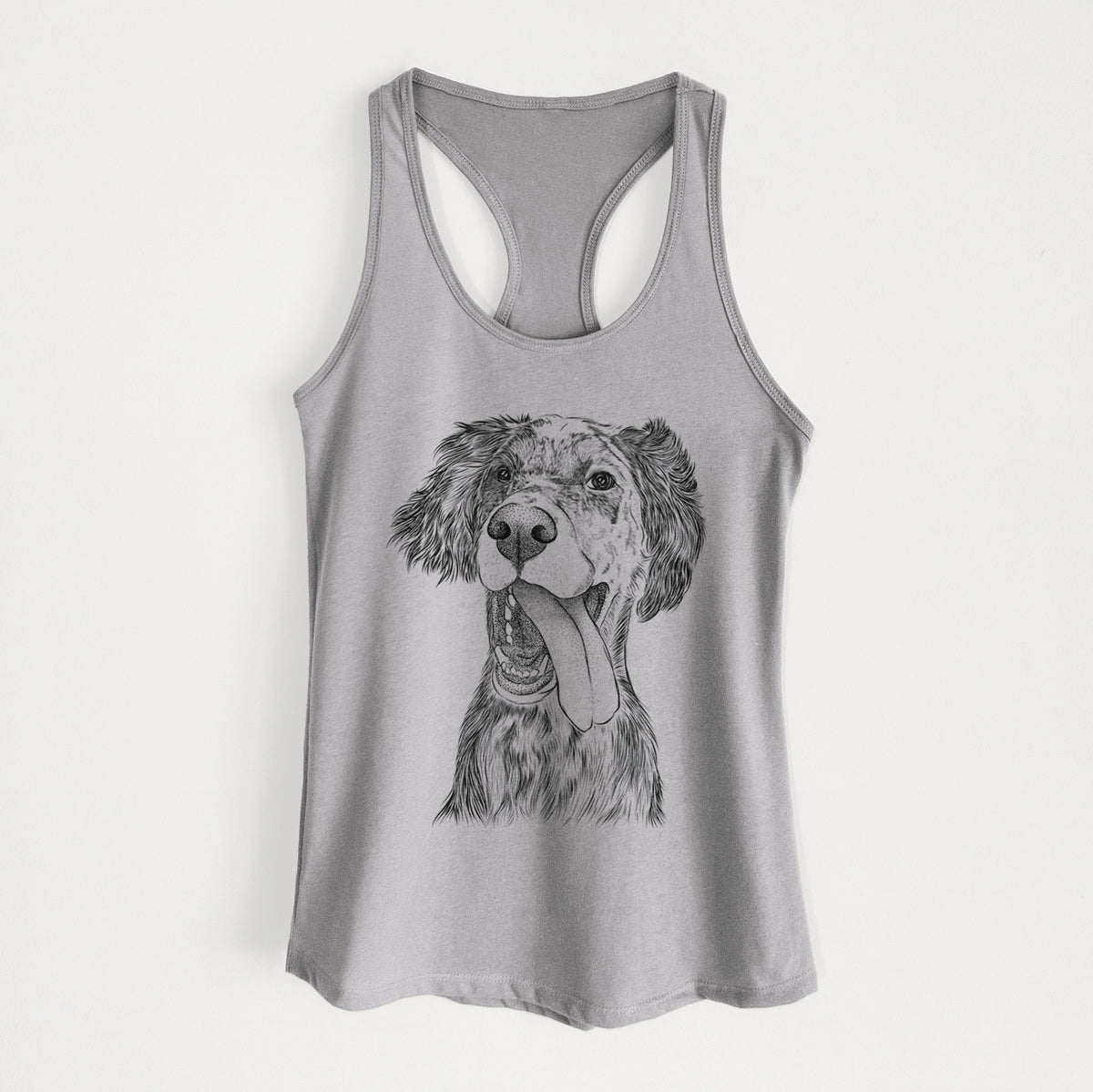 Renly the English Setter - Women&#39;s Racerback Tanktop