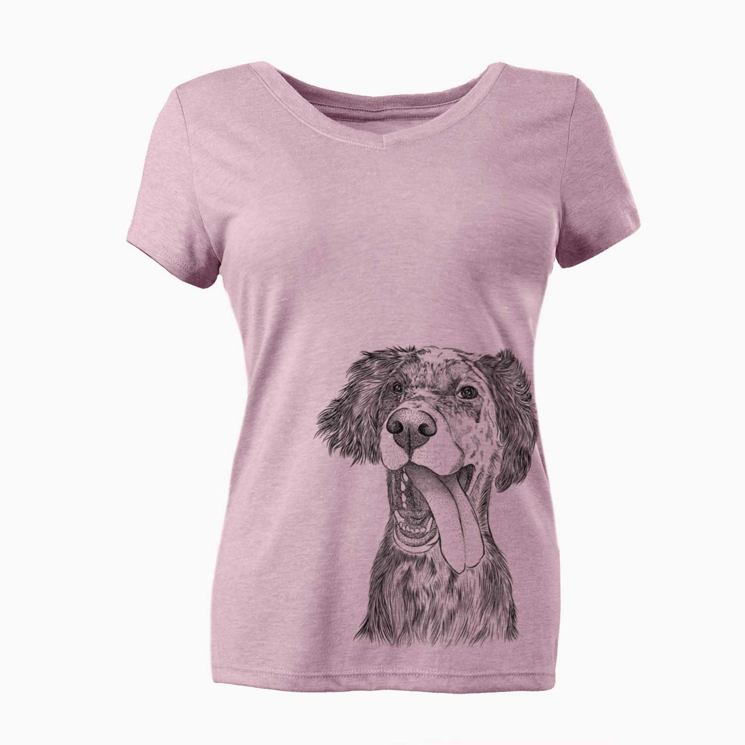 Bare Renly the English Setter - Women's V-neck Shirt