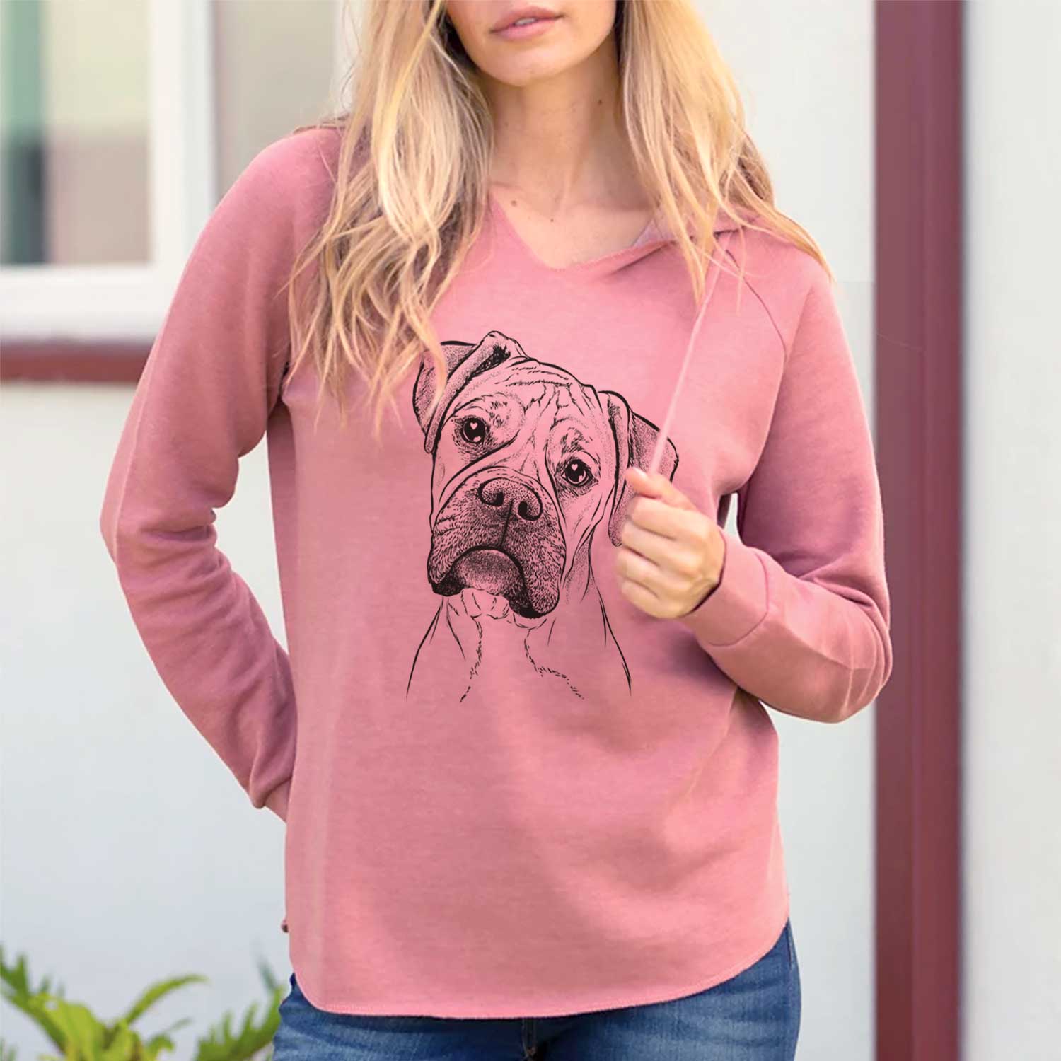 Reuby the Boxer - Cali Wave Hooded Sweatshirt