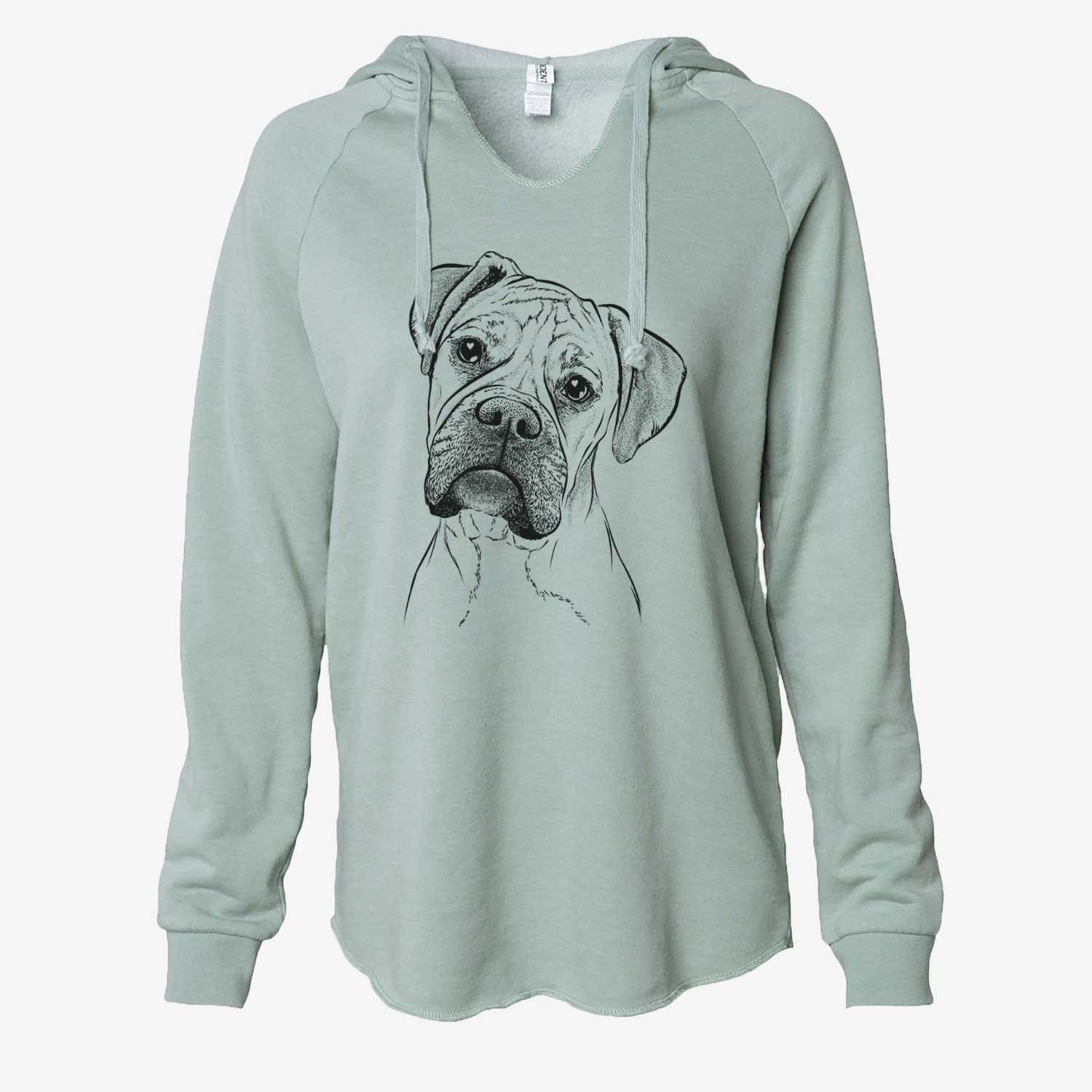 Reuby the Boxer - Cali Wave Hooded Sweatshirt