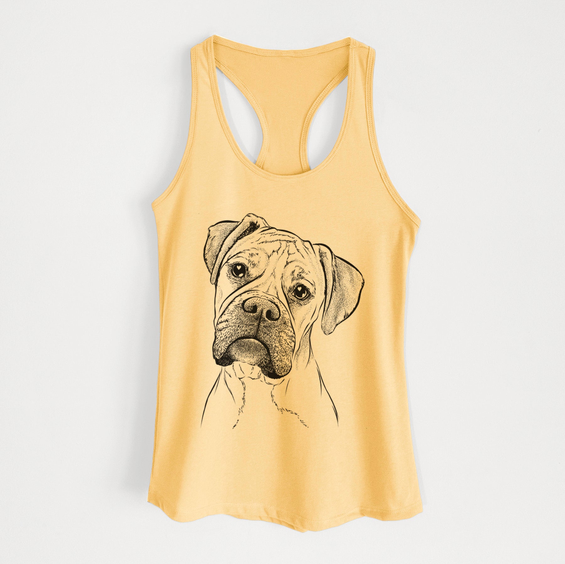 Reuby the Boxer - Women's Racerback Tanktop