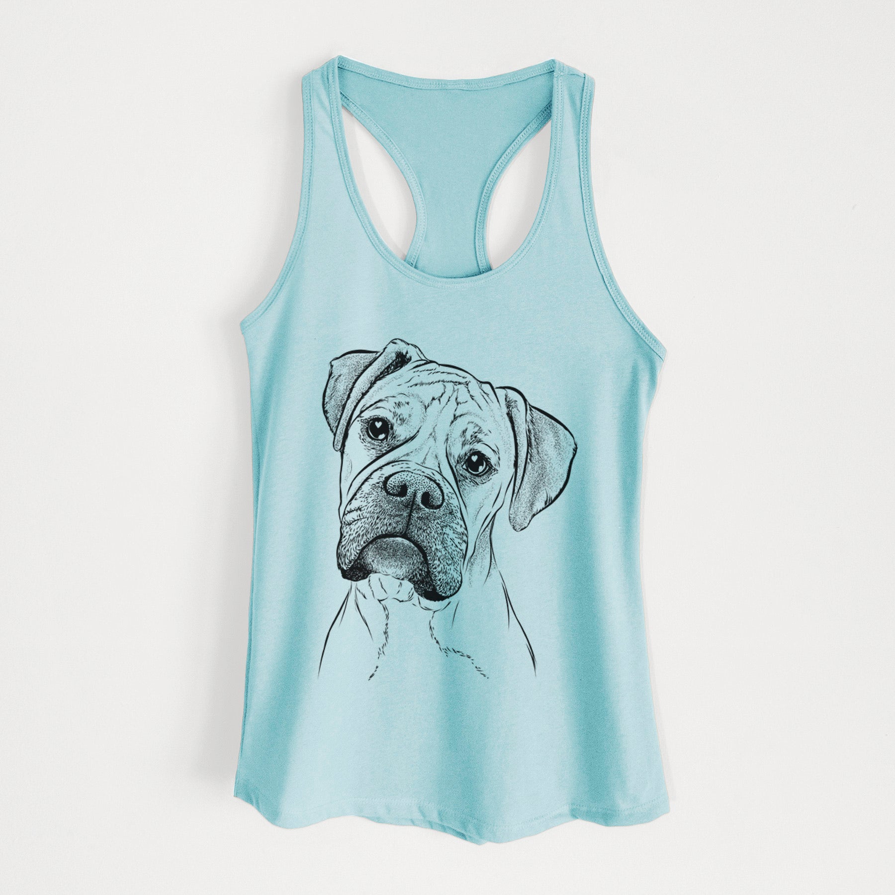 Reuby the Boxer - Women's Racerback Tanktop