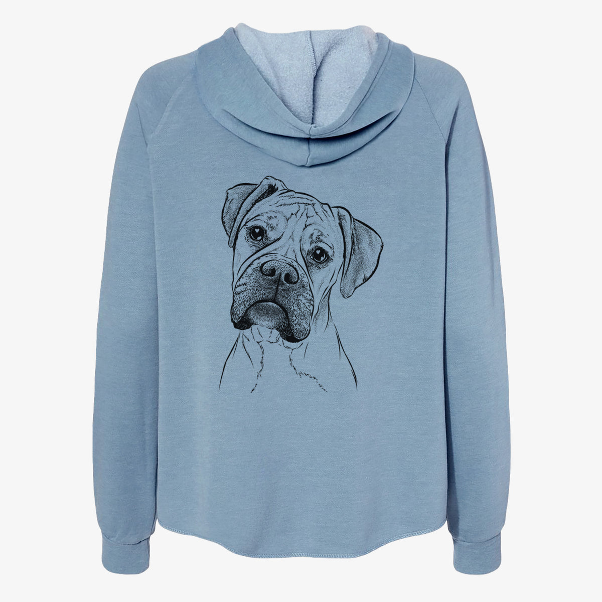 Reuby the Boxer - Women's Cali Wave Zip-Up Sweatshirt