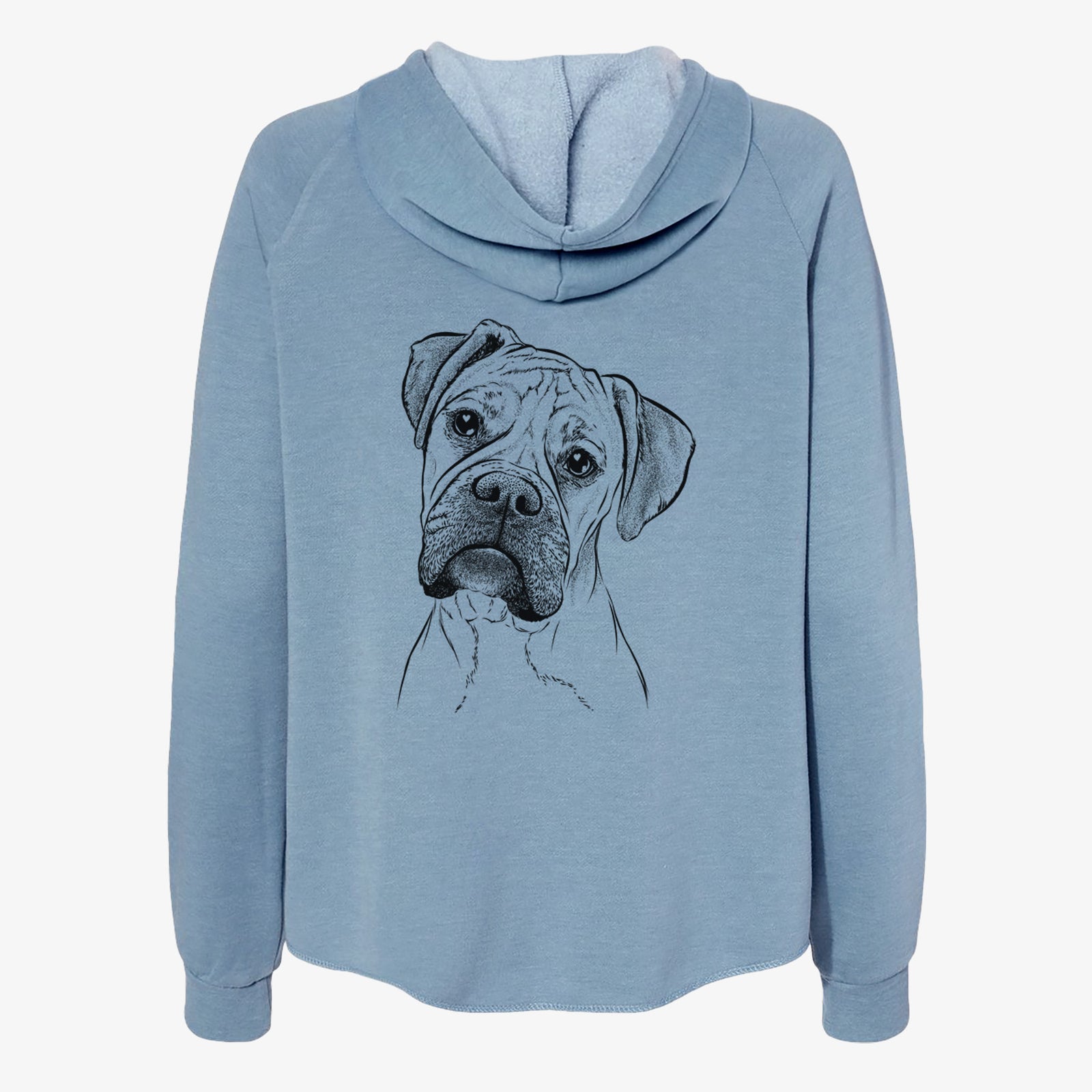 Reuby the Boxer - Women's Cali Wave Zip-Up Sweatshirt