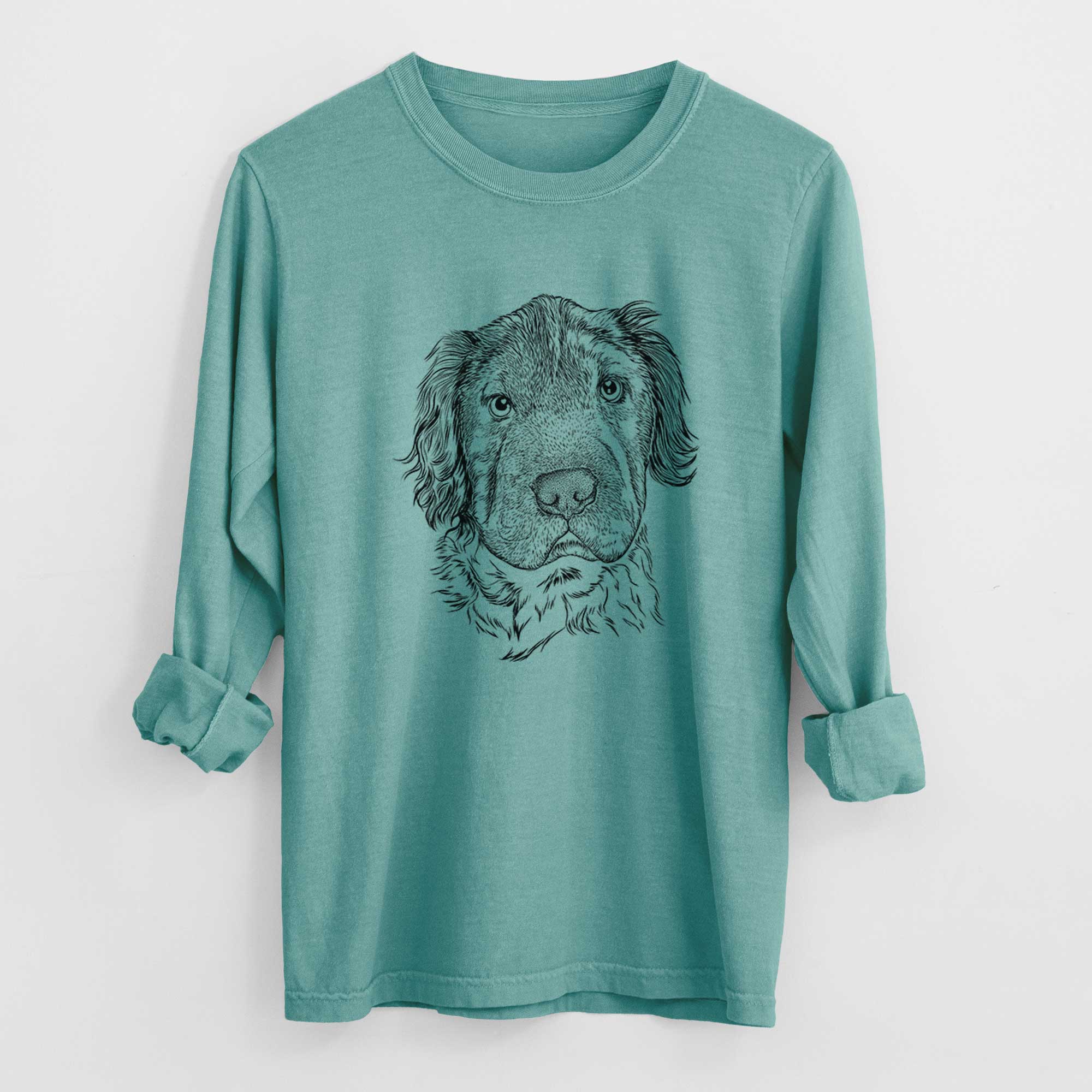 Bare Rex the Mini Hippo - Heavyweight 100% Cotton Long Sleeve