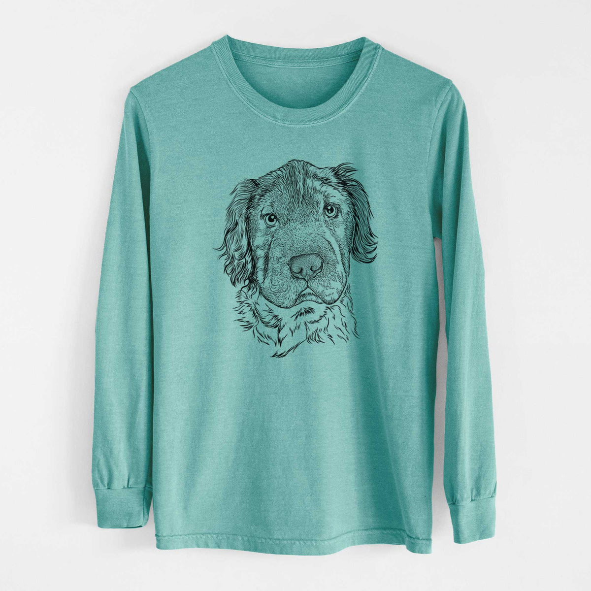 Bare Rex the Mini Hippo - Heavyweight 100% Cotton Long Sleeve