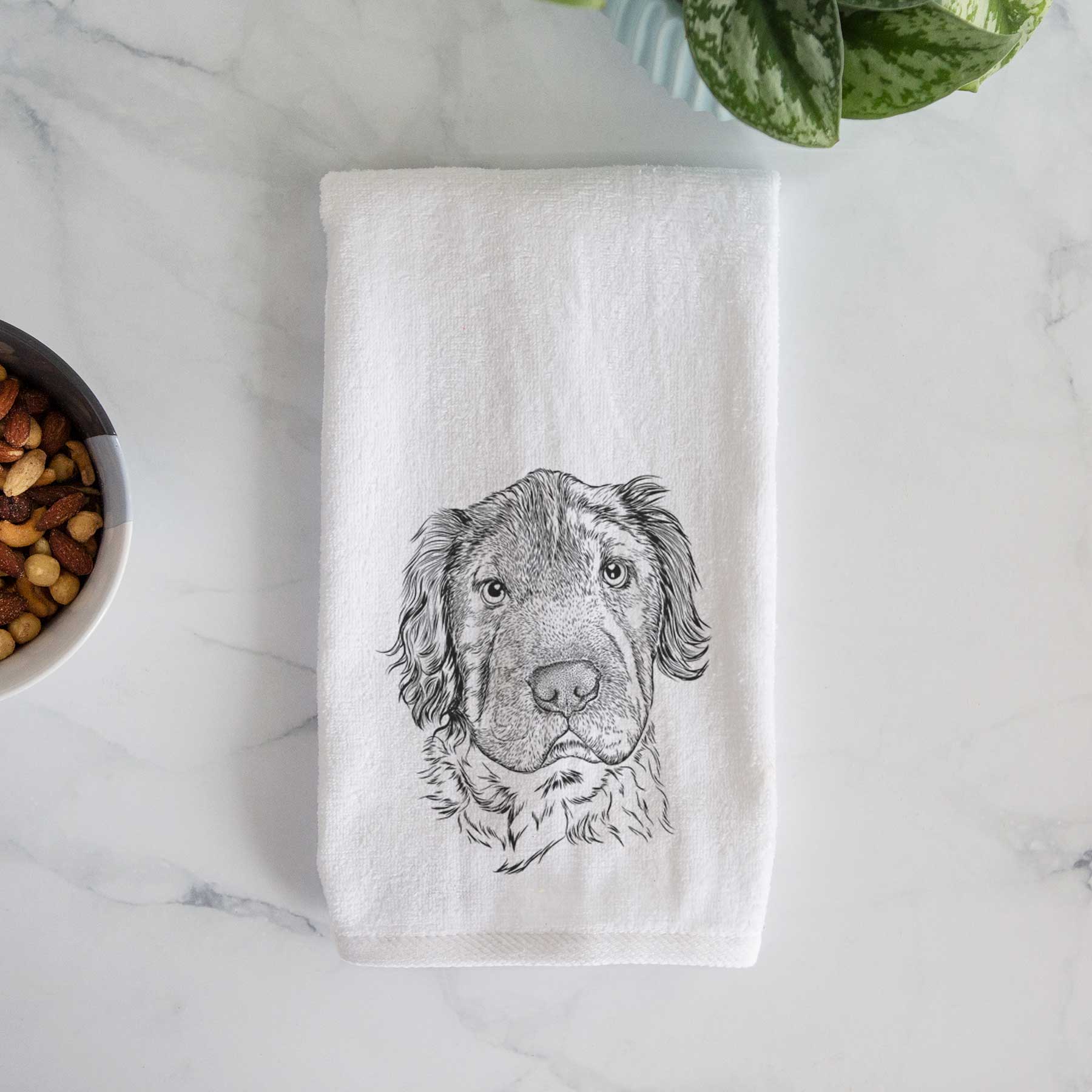 Rex the Mini Hippo Decorative Hand Towel