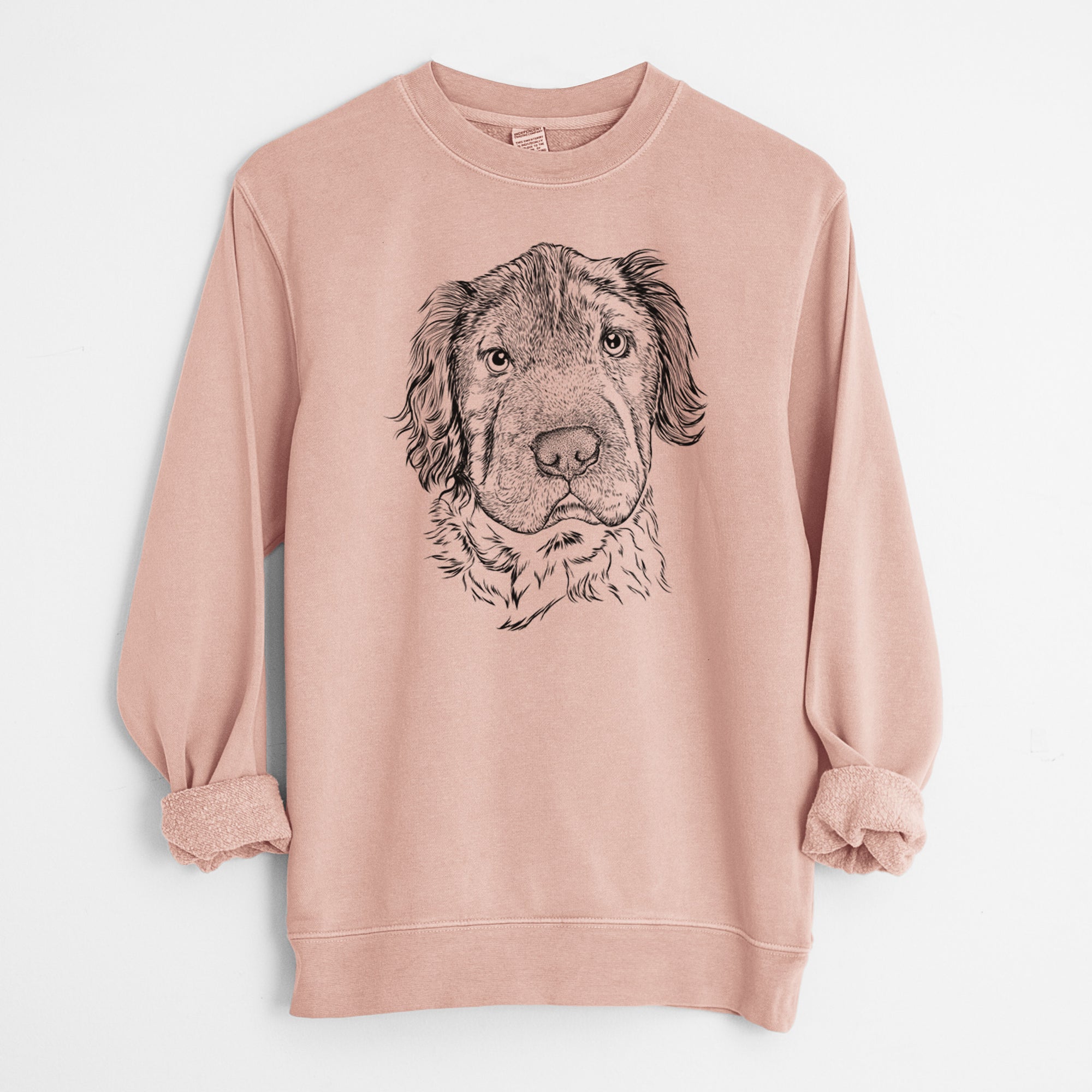 Bare Rex the Mini Hippo - Unisex Pigment Dyed Crew Sweatshirt