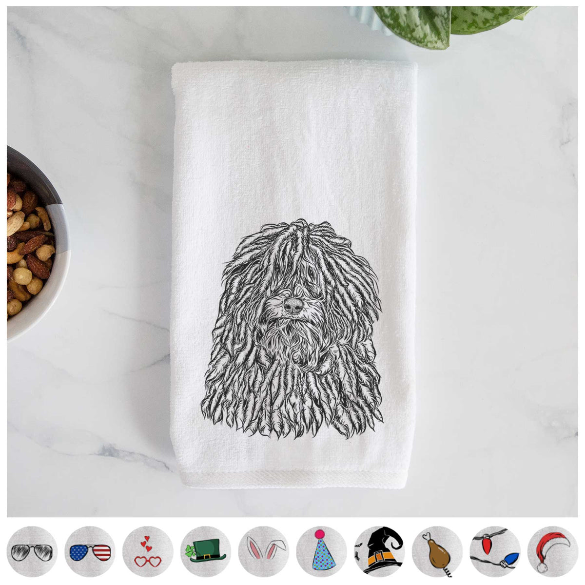 Rezi the Puli Decorative Hand Towel