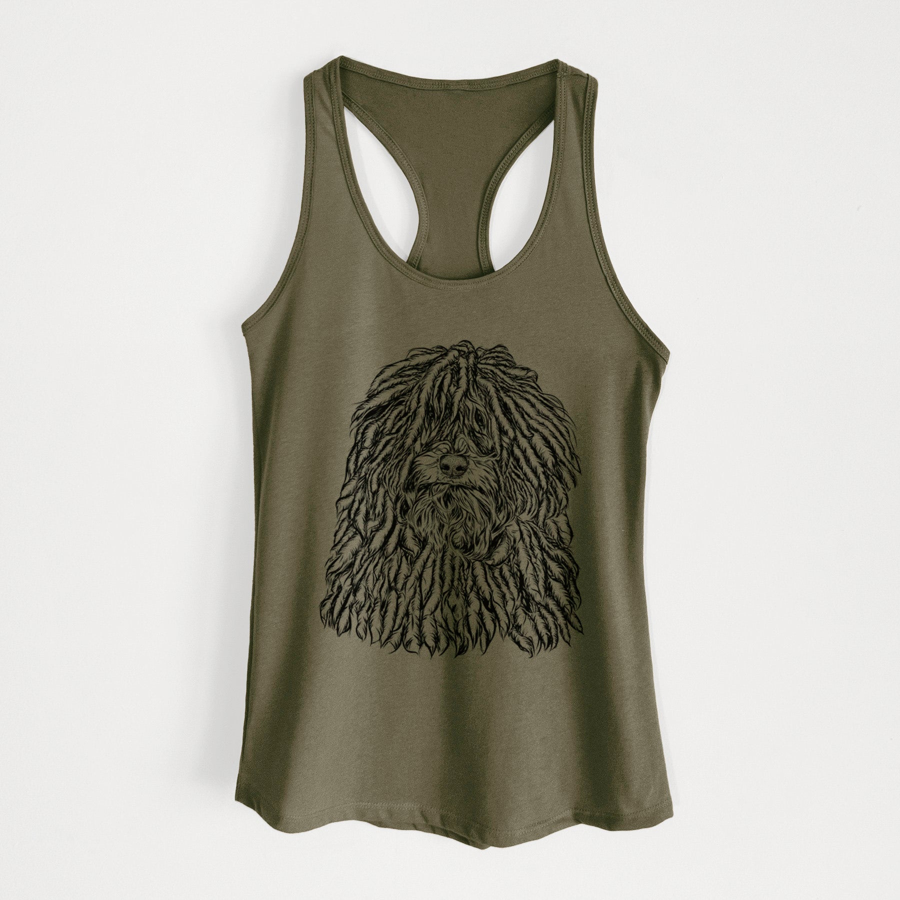 Rezi the Puli - Women's Racerback Tanktop