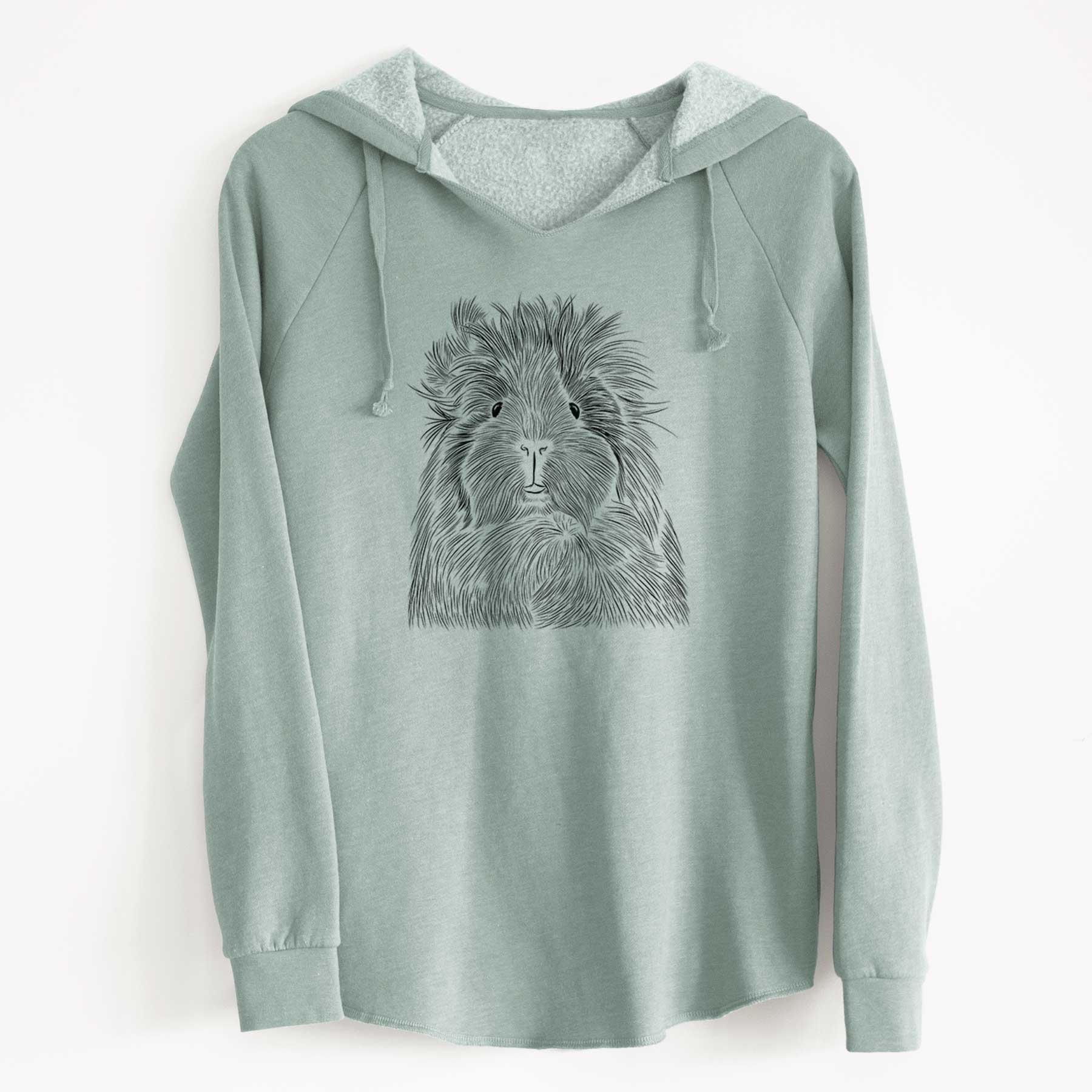 Bare Rhino the Guinea Pig - Cali Wave Hooded Sweatshirt