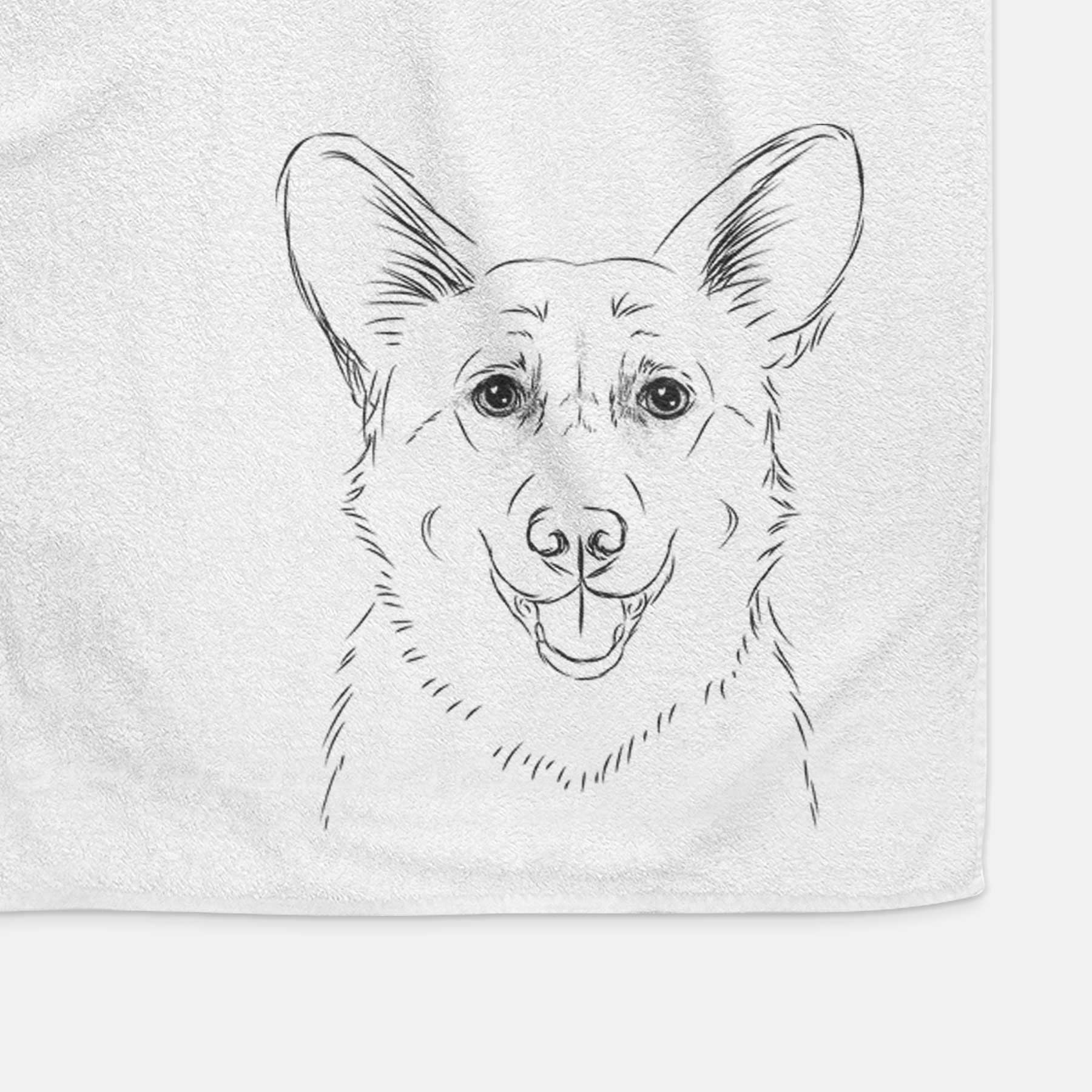 Ricco the Corgi Decorative Hand Towel