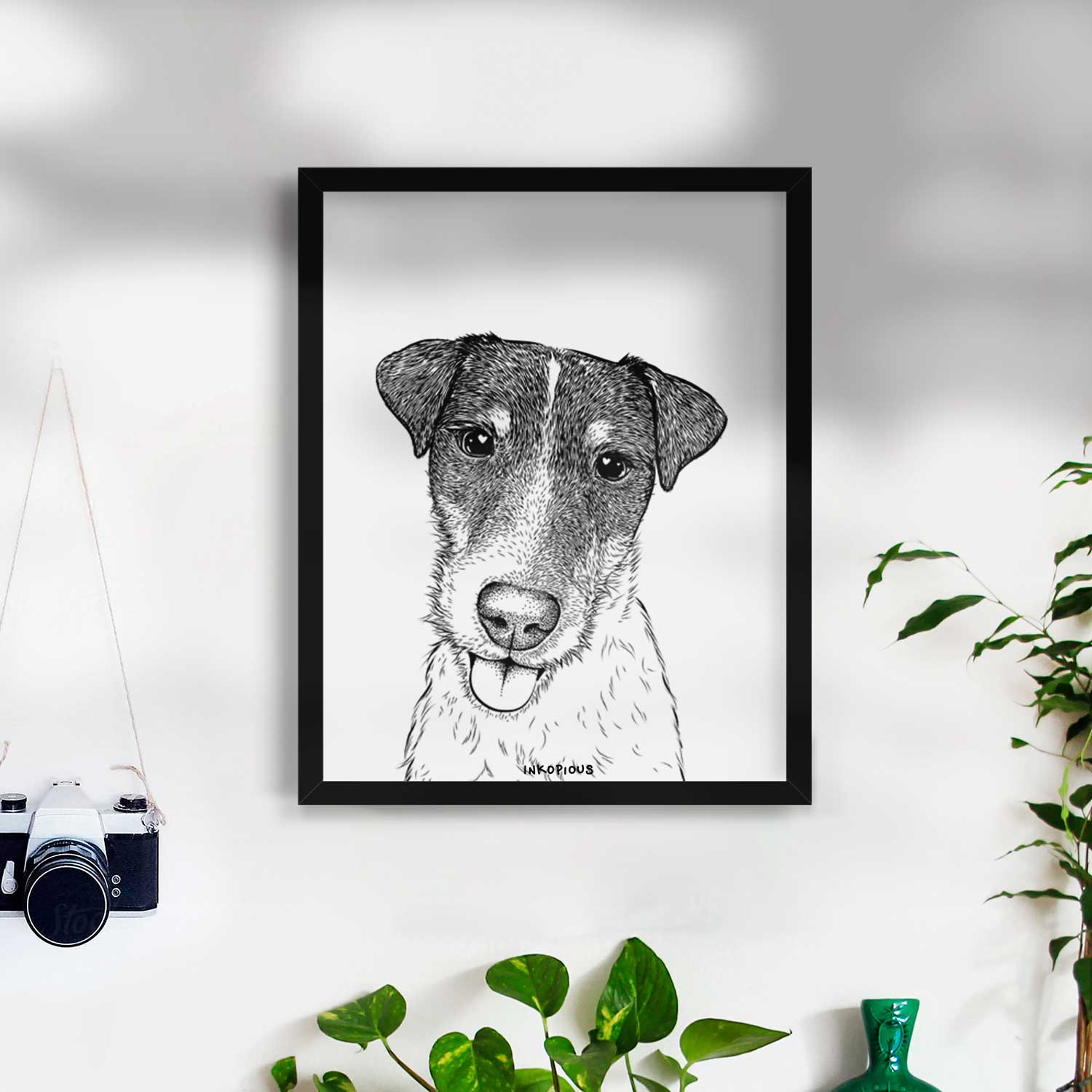 Rider the Parson Russell Terrier Art Print