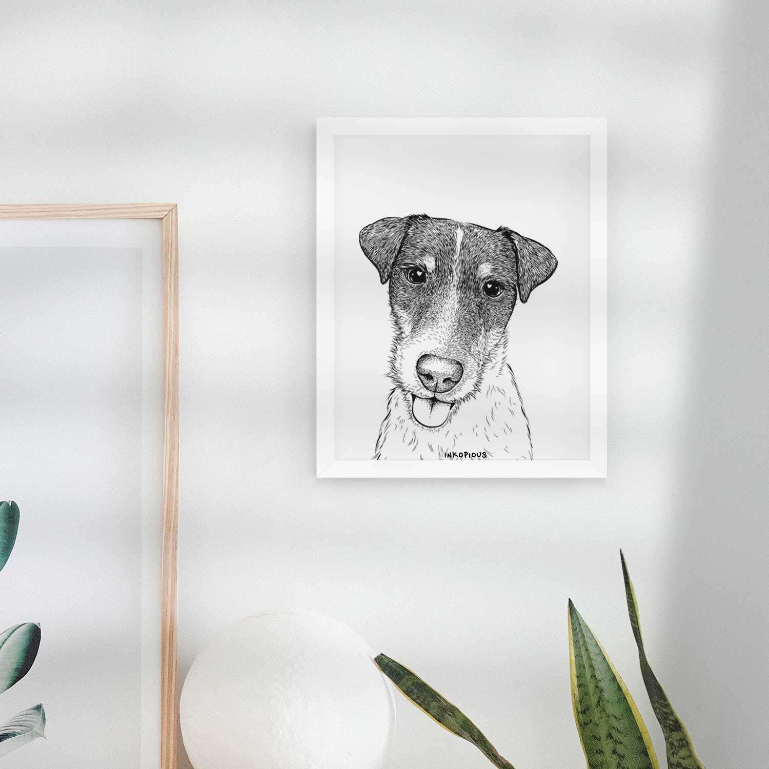 Rider the Parson Russell Terrier Art Print