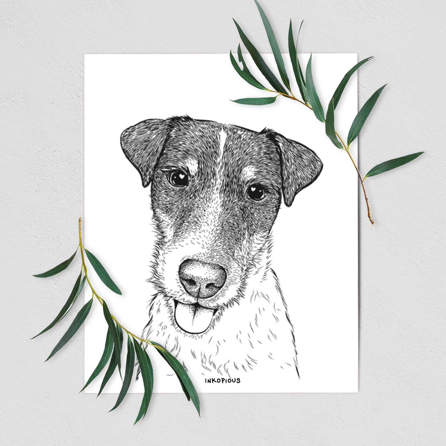 Rider the Parson Russell Terrier Art Print