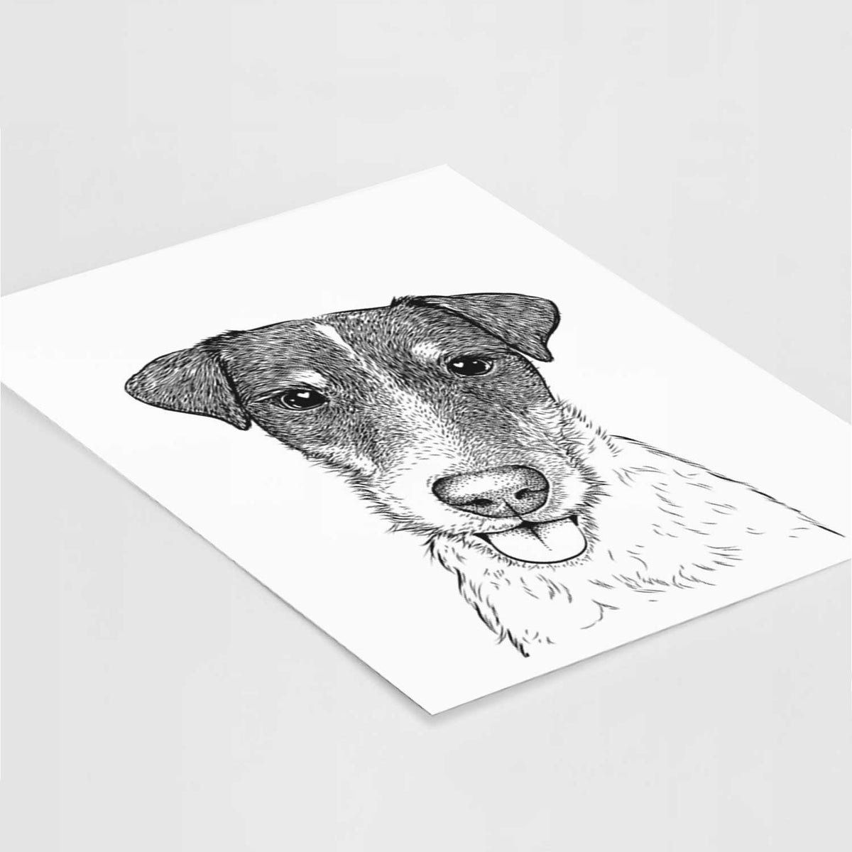 Rider the Parson Russell Terrier Art Print