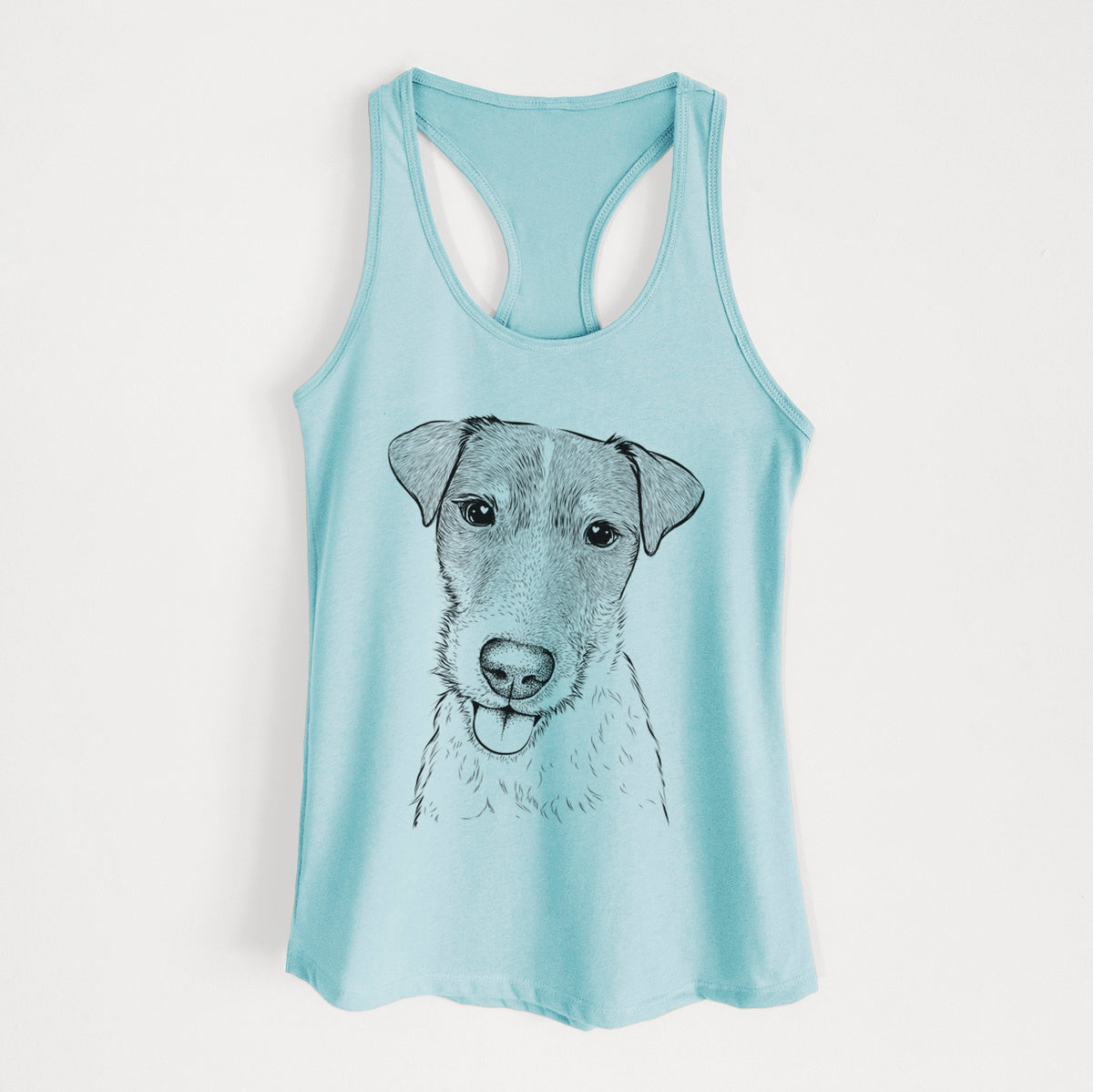 Rider the Parson Russell Terrier - Women's Racerback Tanktop
