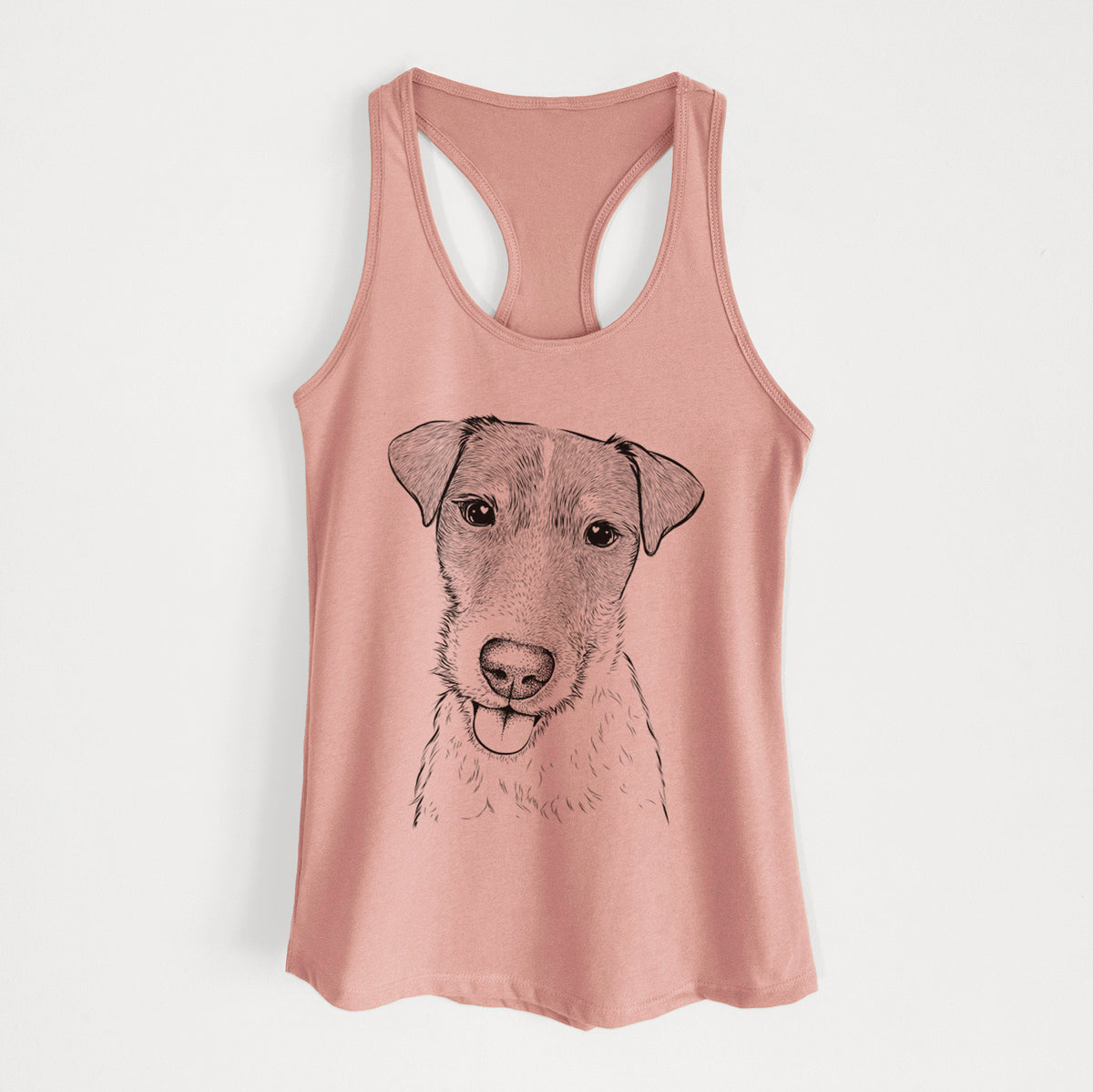 Rider the Parson Russell Terrier - Women's Racerback Tanktop