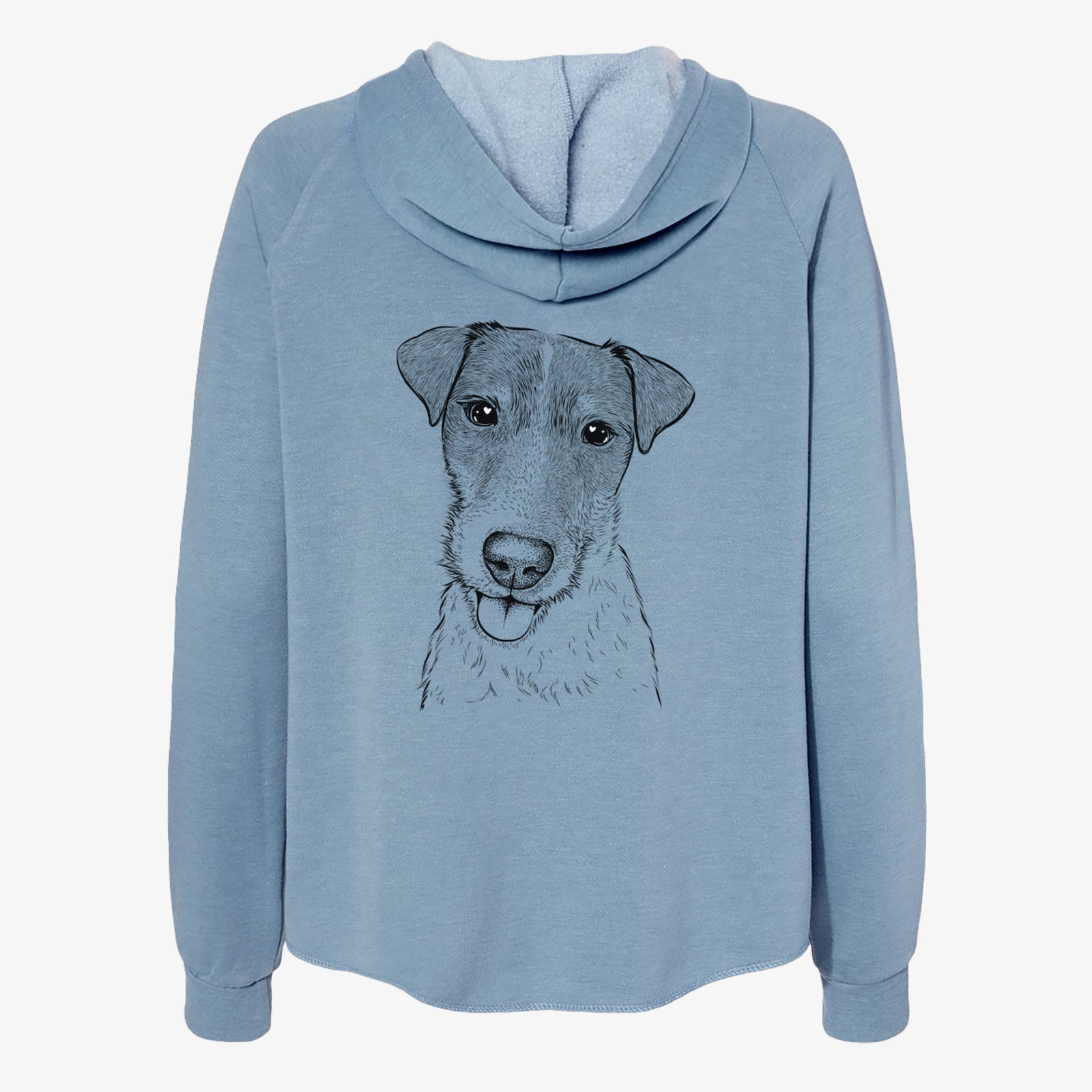 Rider the Parson Russell Terrier - Women's Cali Wave Zip-Up Sweatshirt