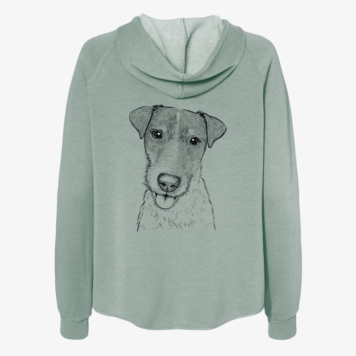 Rider the Parson Russell Terrier - Women's Cali Wave Zip-Up Sweatshirt