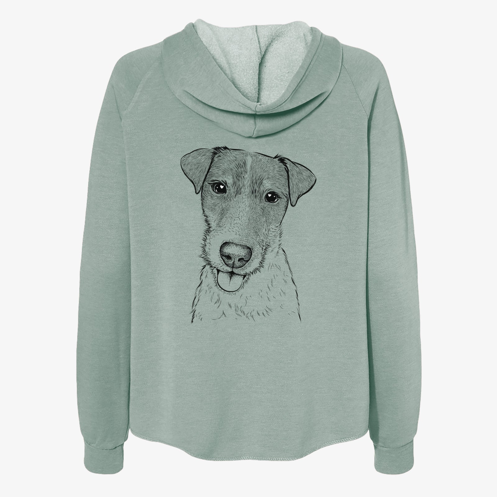 Rider the Parson Russell Terrier - Women's Cali Wave Zip-Up Sweatshirt
