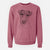 Bare Rider the Parson Russell Terrier - Unisex Pigment Dyed Crew Sweatshirt